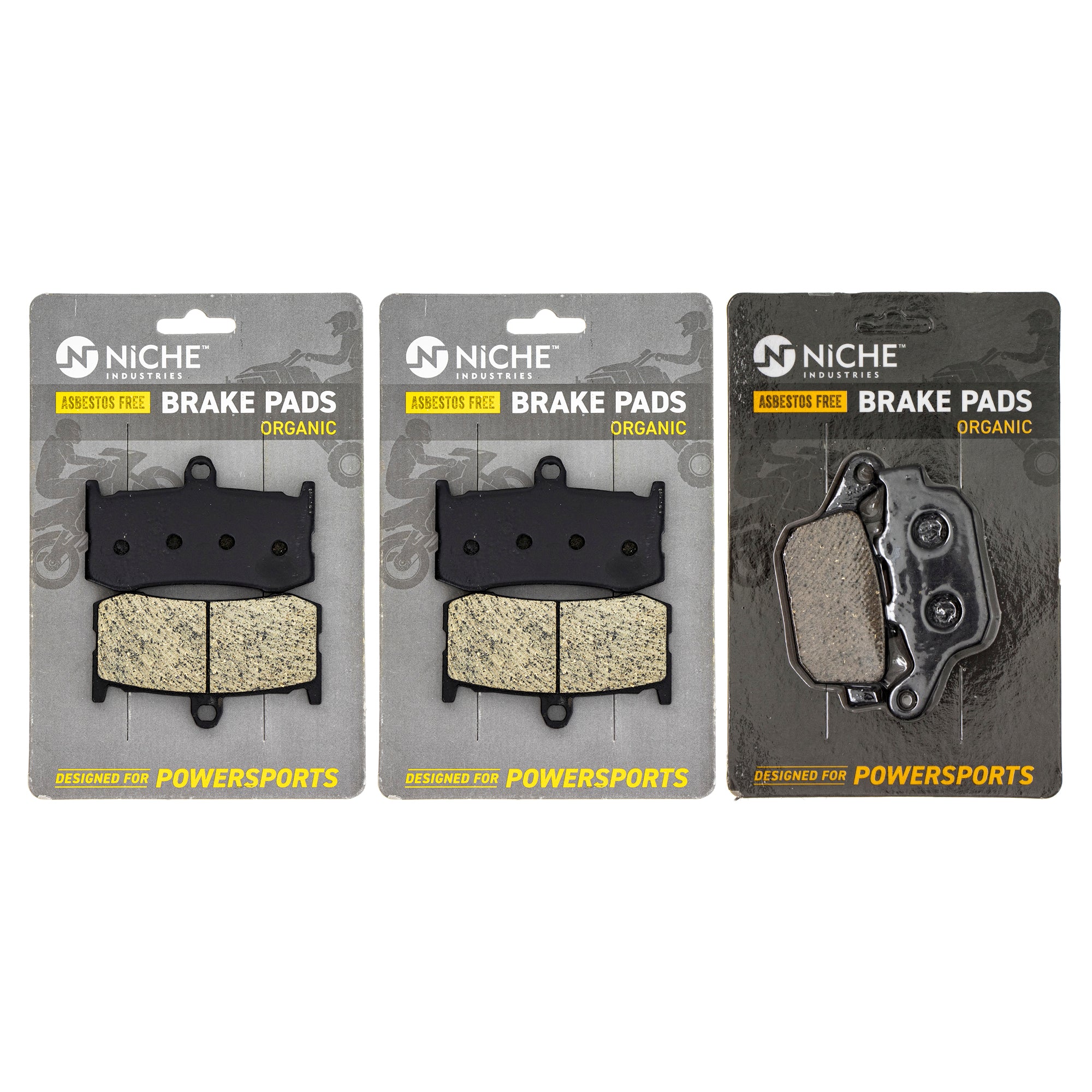 Brake Pad Kit Front/Rear for Triumph Daytona T2020602 T2021221 NICHE MK1002814