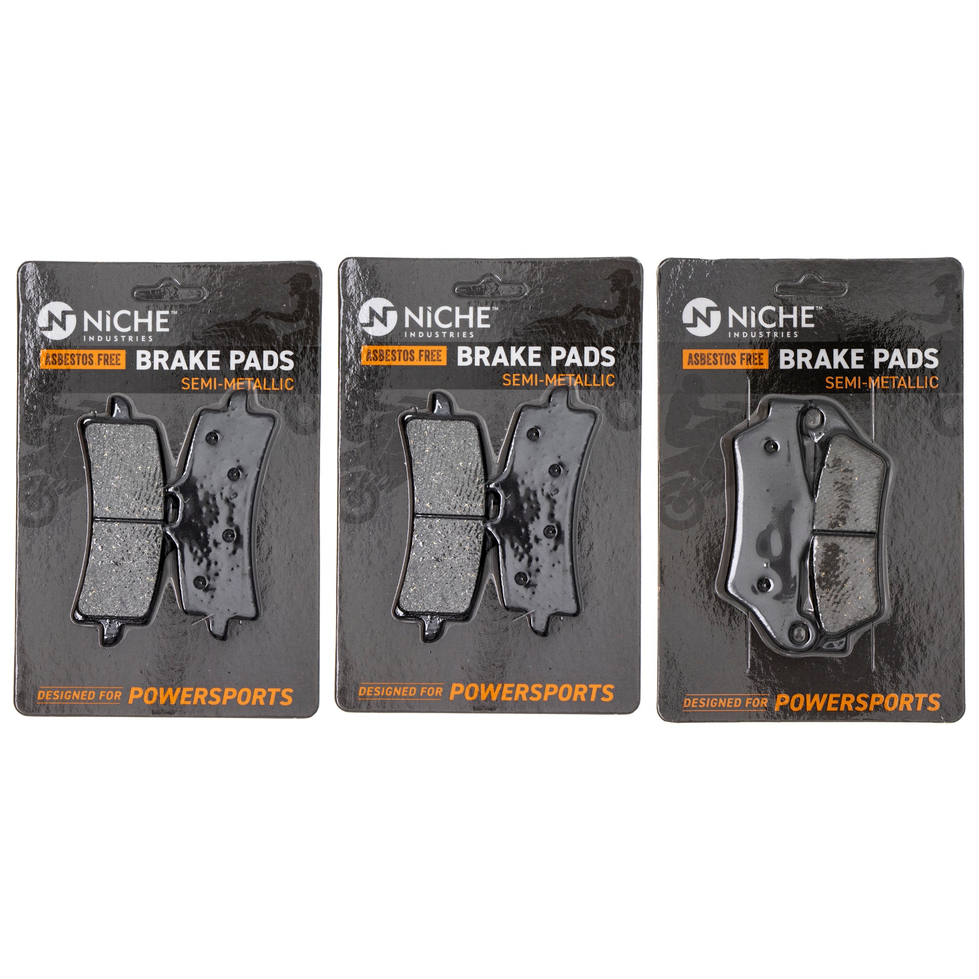 Semi-Metallic Brake Pad Set Front/Rear for zOTHER Triumph Suzuki KTM Kawasaki Husqvarna NICHE MK1002817
