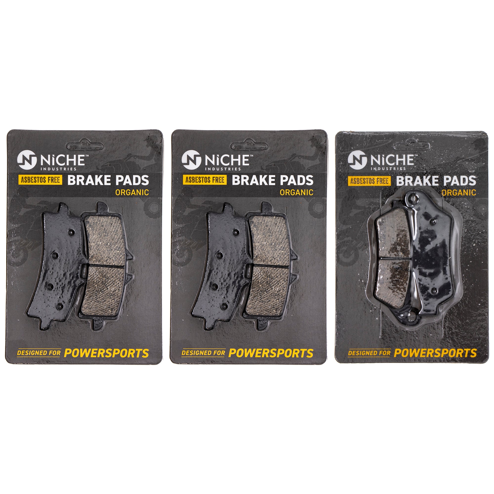 Brake Pad Kit Front/Rear for zOTHER Triumph Suzuki KTM Kawasaki Husqvarna Poulan Craftsman NICHE MK1002818