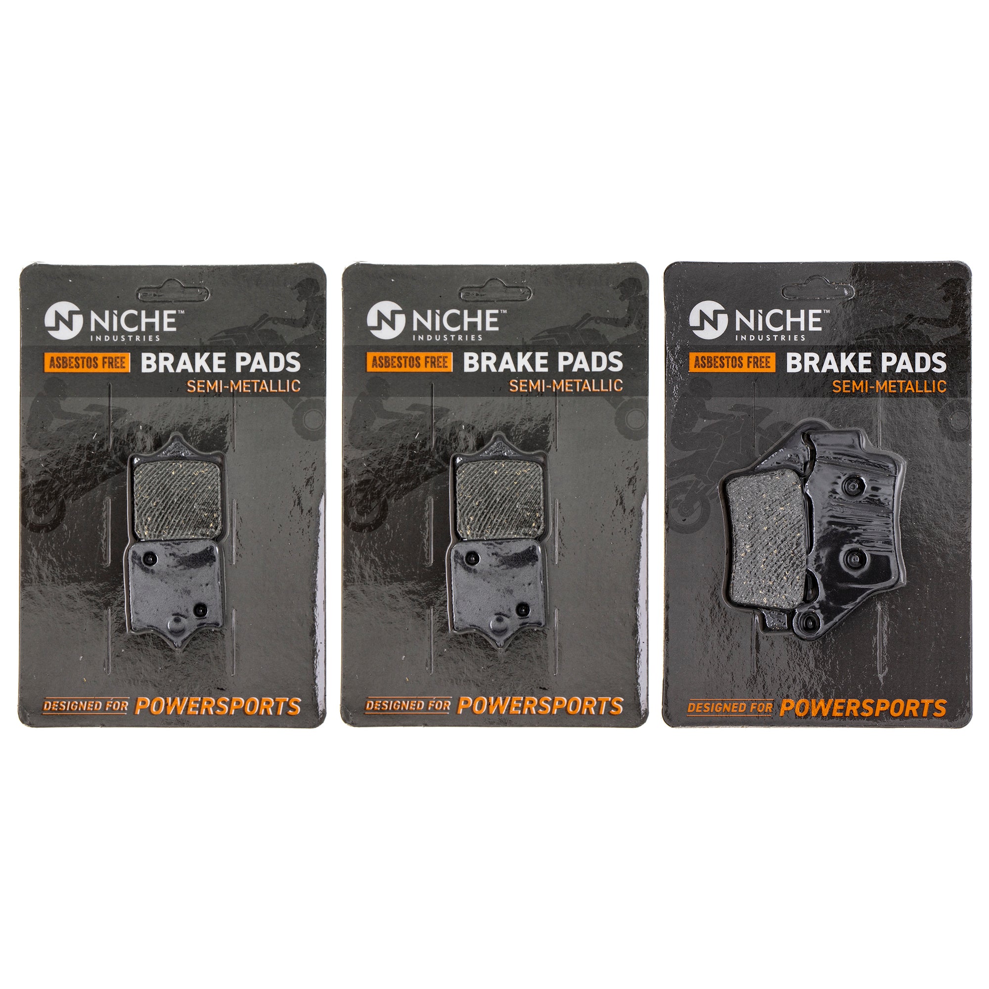 Semi-Metallic Brake Pad Set Front/Rear for zOTHER Triumph KTM 990 61013030000 50313090000 NICHE MK1002823