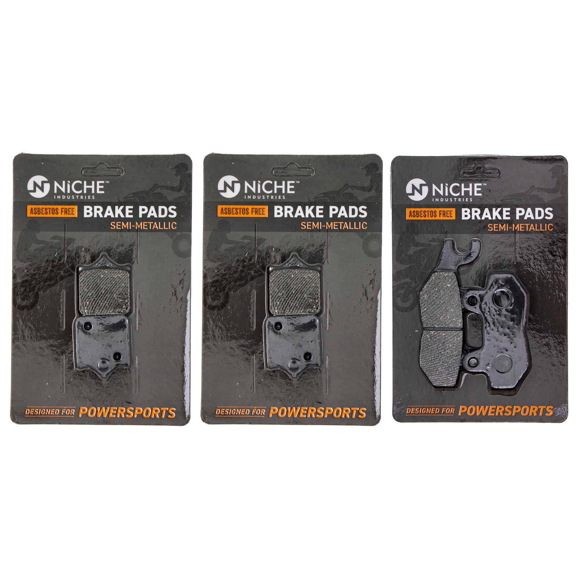 Semi-Metallic Brake Pad Set Front/Rear for zOTHER Triumph KTM Speed T2020555 T2025290 NICHE MK1002825