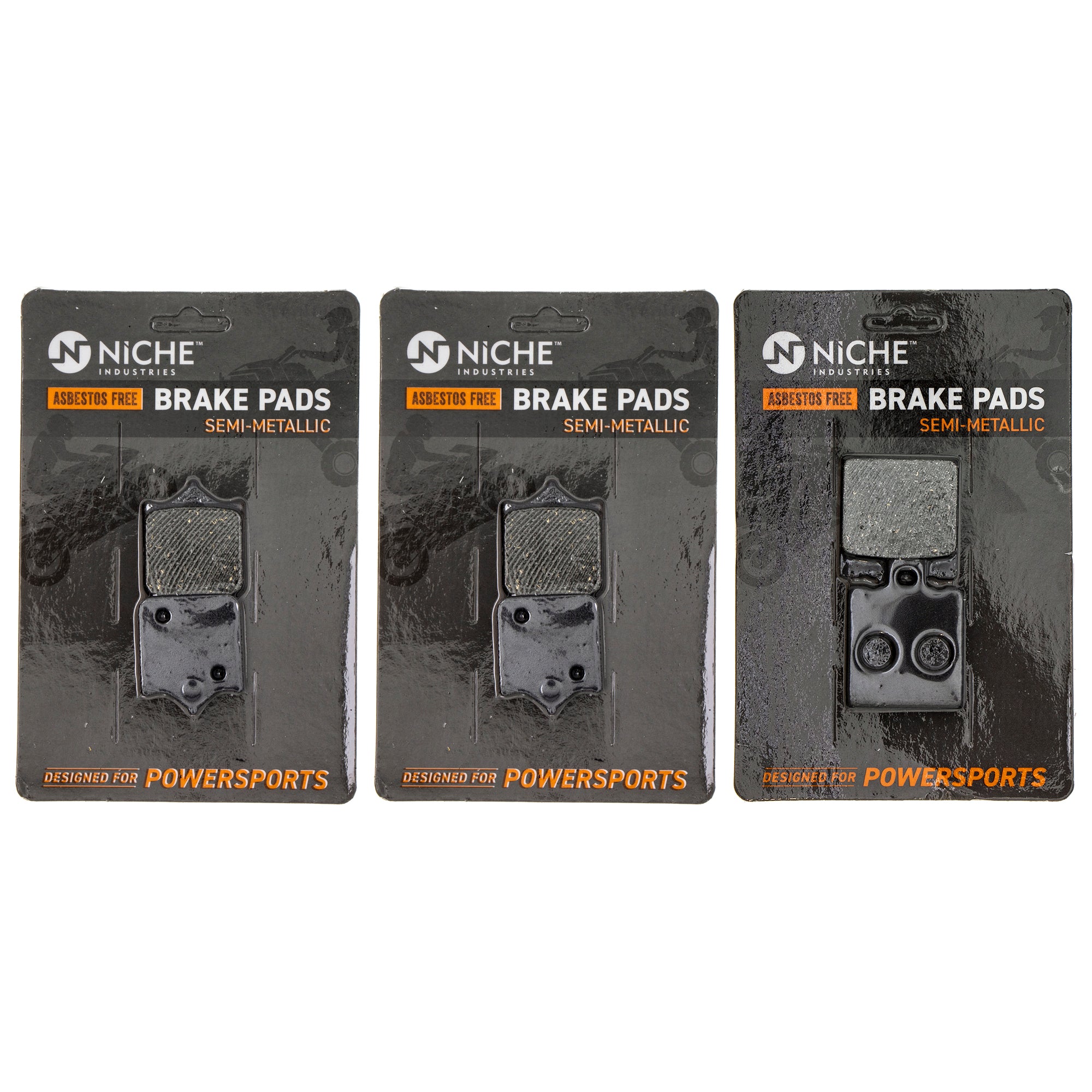 Semi-Metallic Brake Pad Set Front/Rear for zOTHER Triumph KTM Monster 998 61340541A NICHE MK1002827