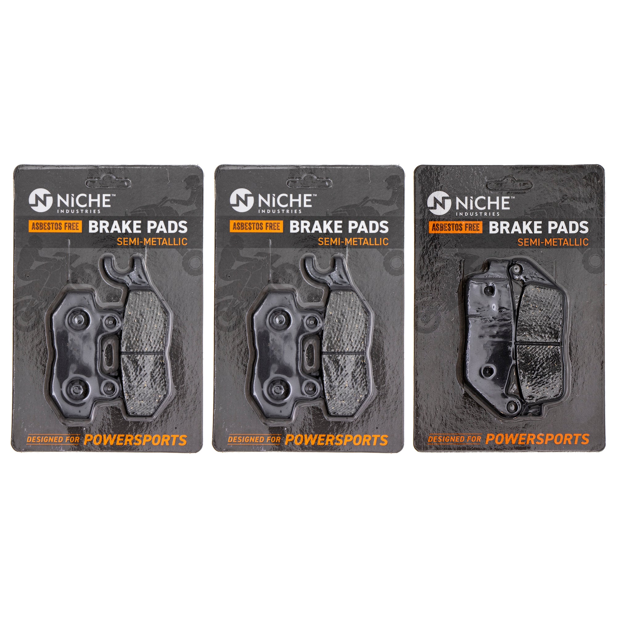 Semi-Metallic Brake Pad Set Front/Rear for zOTHER Triumph America 2020071-T0301 T2020077 NICHE MK1002829