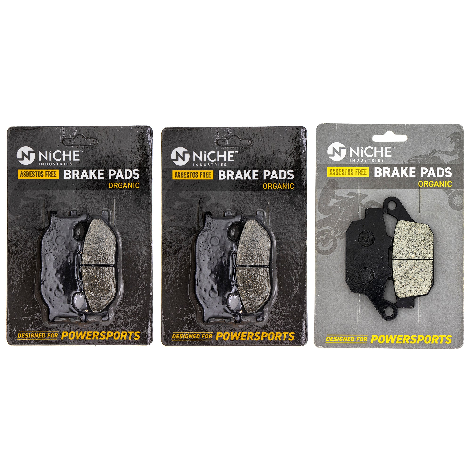 Brake Pad Kit Front/Rear for Yamaha FZ6R 5VX-W0045-00-00 20S-W0046-00-00 NICHE MK1002840