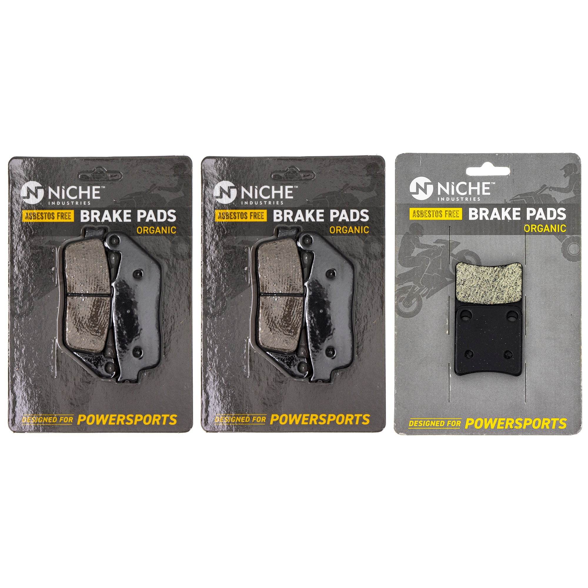 Complete Organic Brake & Parking Pad Set for zOTHER Honda Rebel NM4 NC750X NC700X NICHE MK1002868