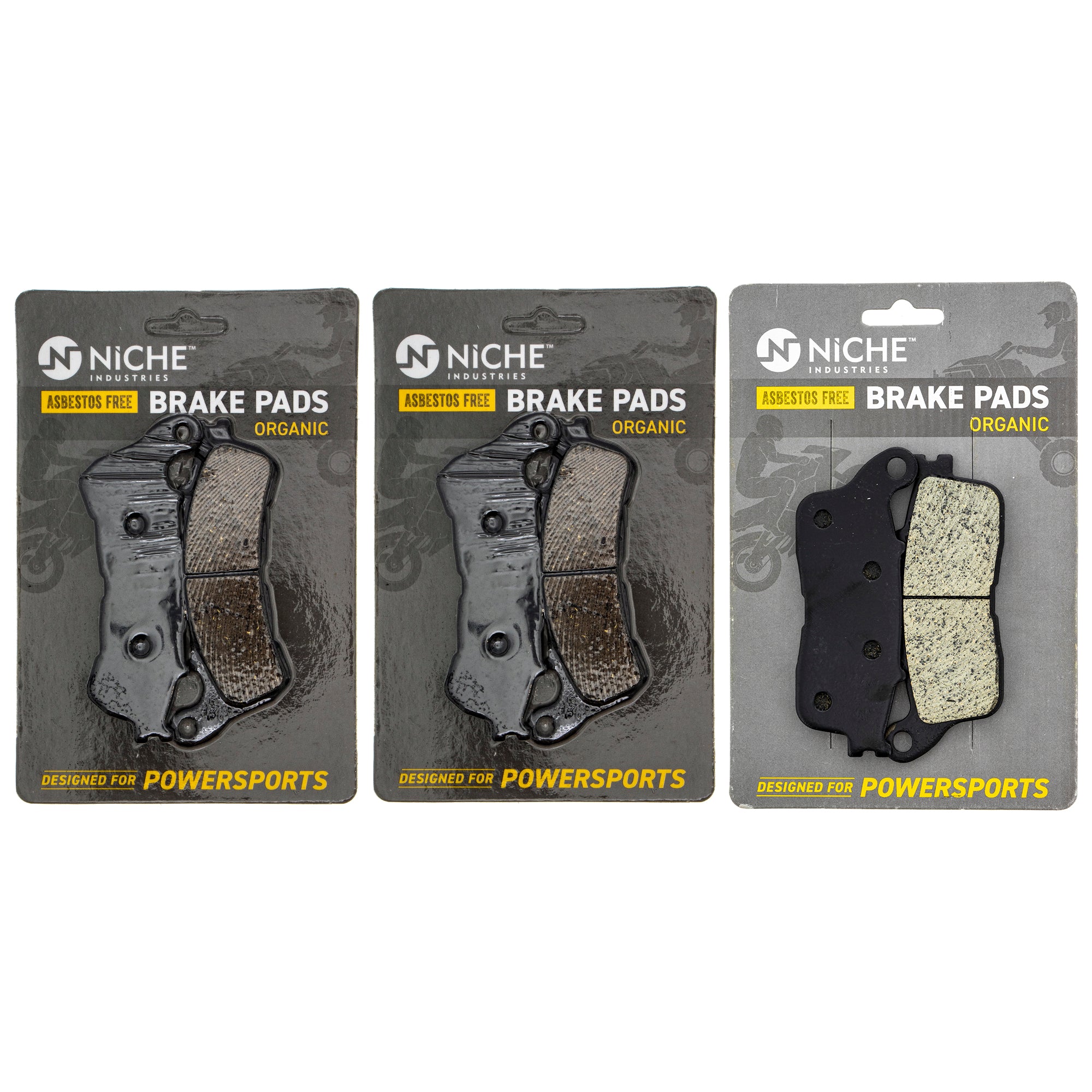 Brake Pad Kit Front/Rear for zOTHER Honda Interceptor 06456-MCW-H03 06456-MCW-H02 NICHE MK1002872