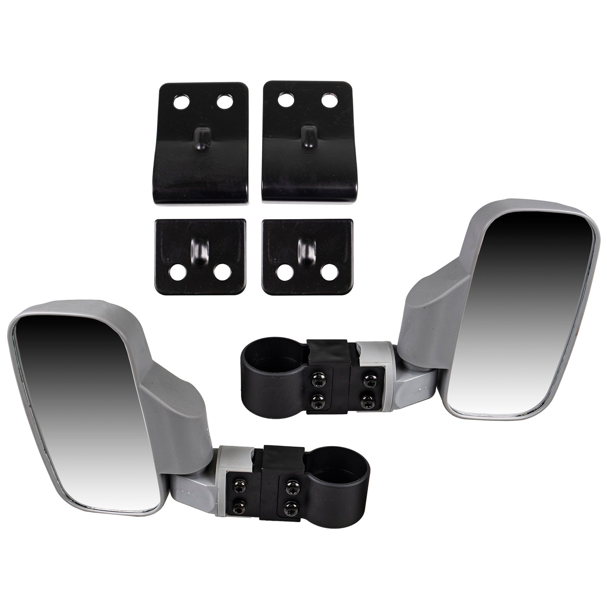 Silver & Grey Side View Mirror Set for zOTHER RZR Ranger MK1002938 NICHE MK1002938