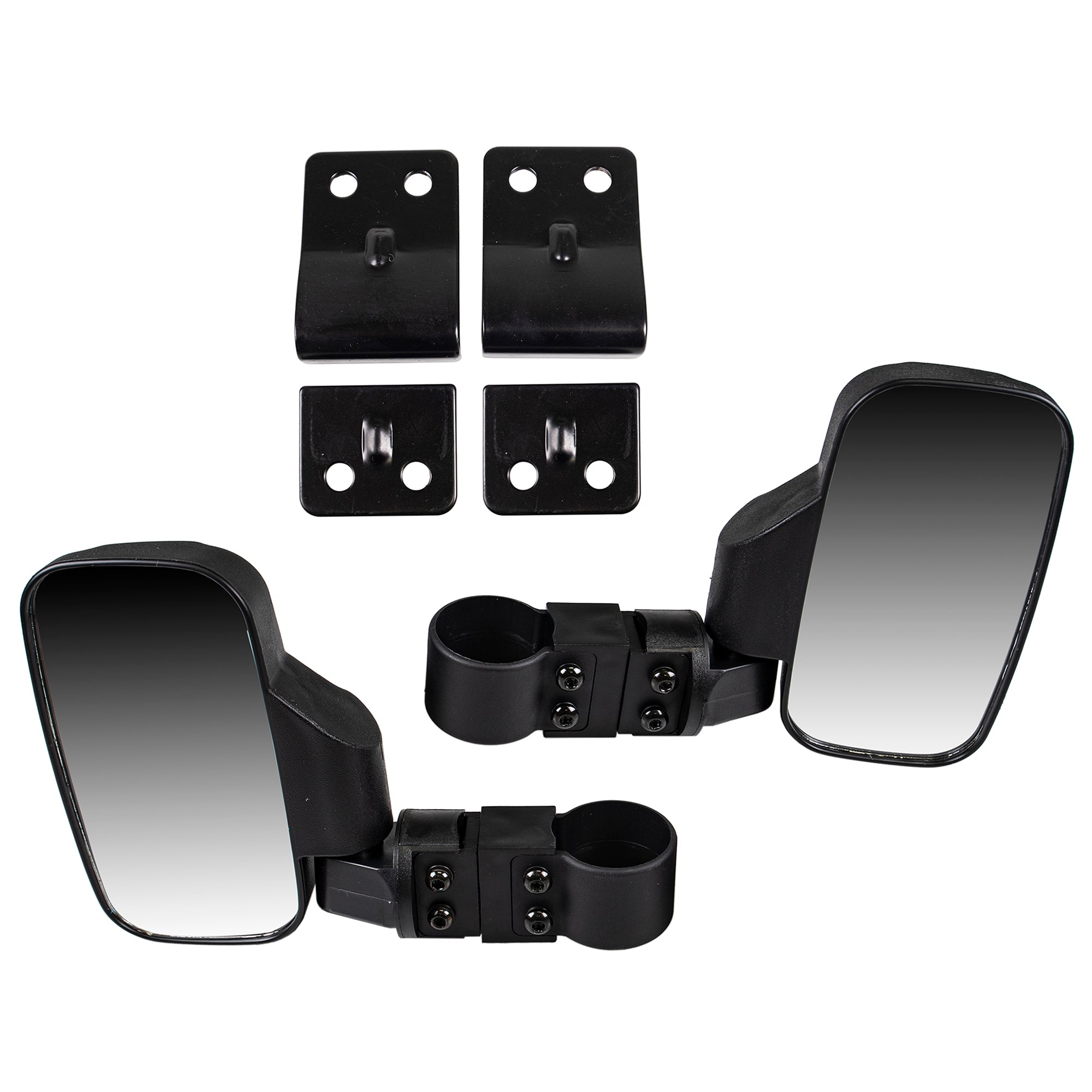 Black Side View Mirror Pro-Fit Set for zOTHER Deere MK1002939 NICHE MK1002939