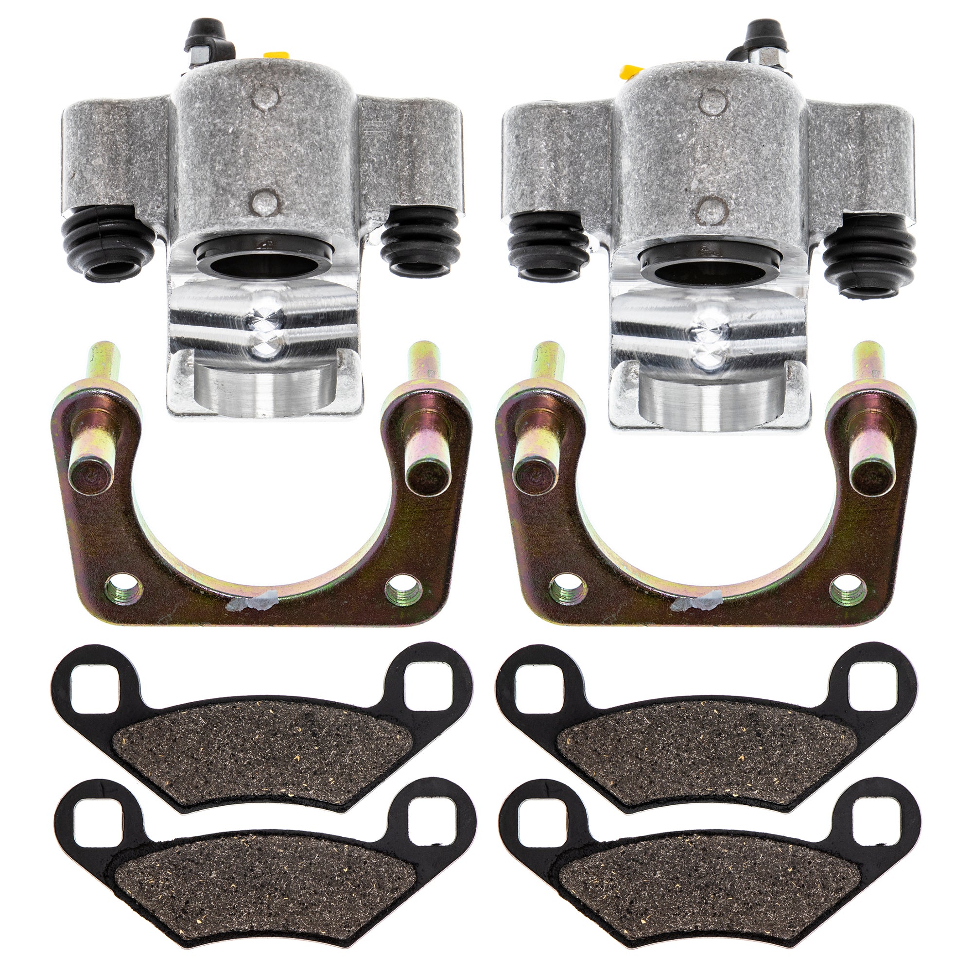 Rear Brake Calipers & Pads Set for Polaris Sportsman RZR 1911545 1911544 1911217 1911216 NICHE MK1002942