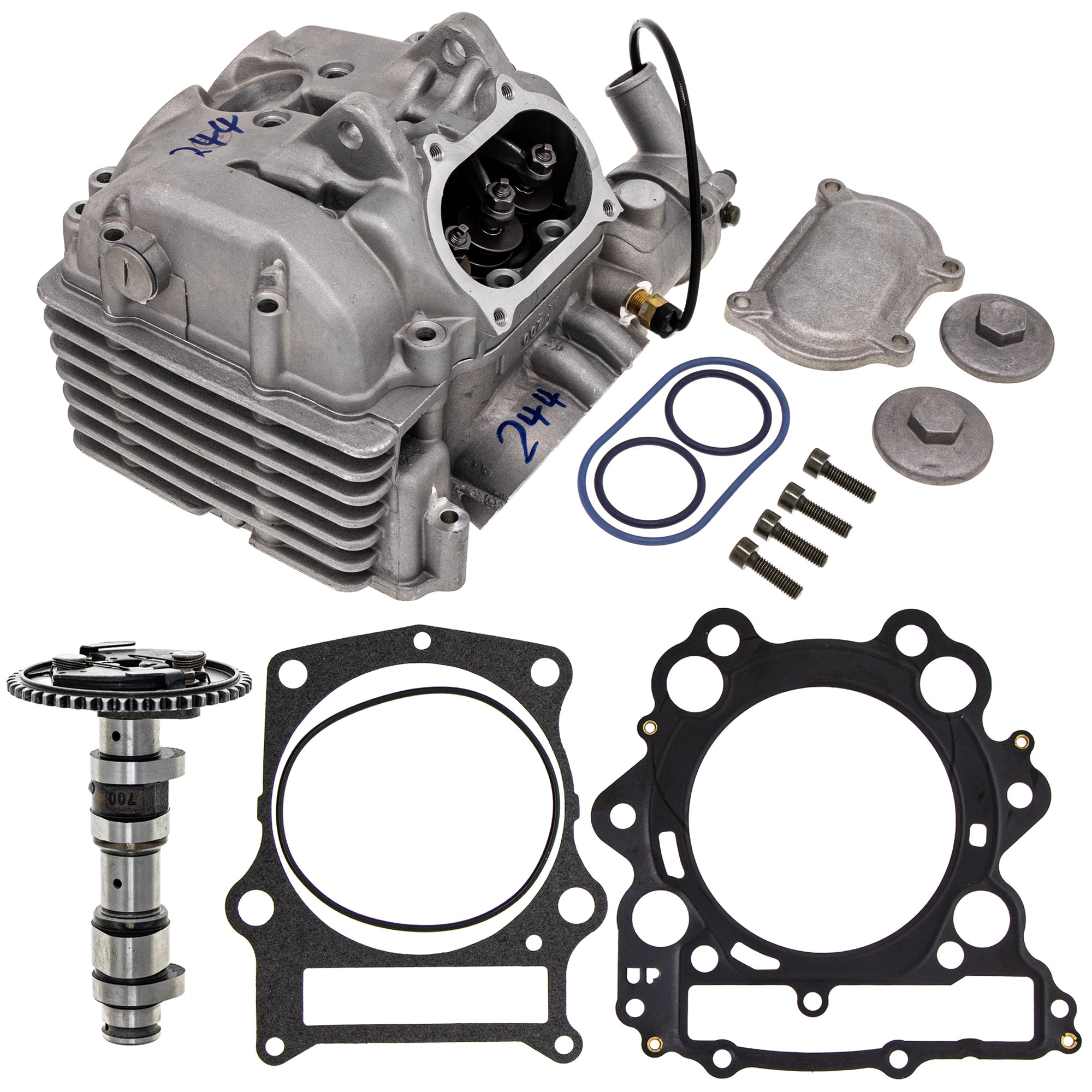 Cylinder Head with Spark Plug & Camshaft for Yamaha Rhino Grizzly 5KM-11101-01-00 NICHE MK1002947