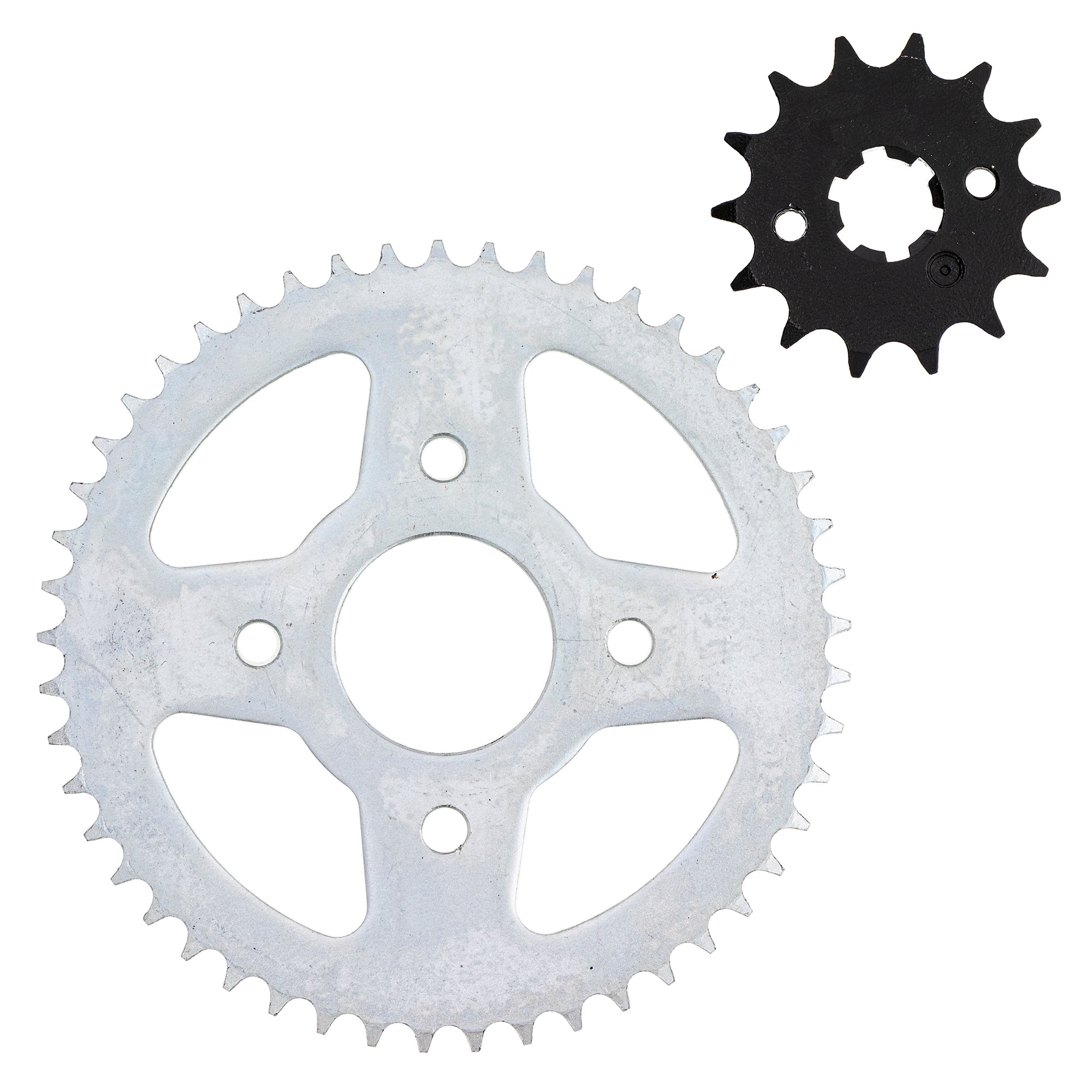 Front & Rear Drive Sprocket Set for Yamaha YZ80 YZ125 XT125 TS90 94561-62114-00 NICHE MK1002968