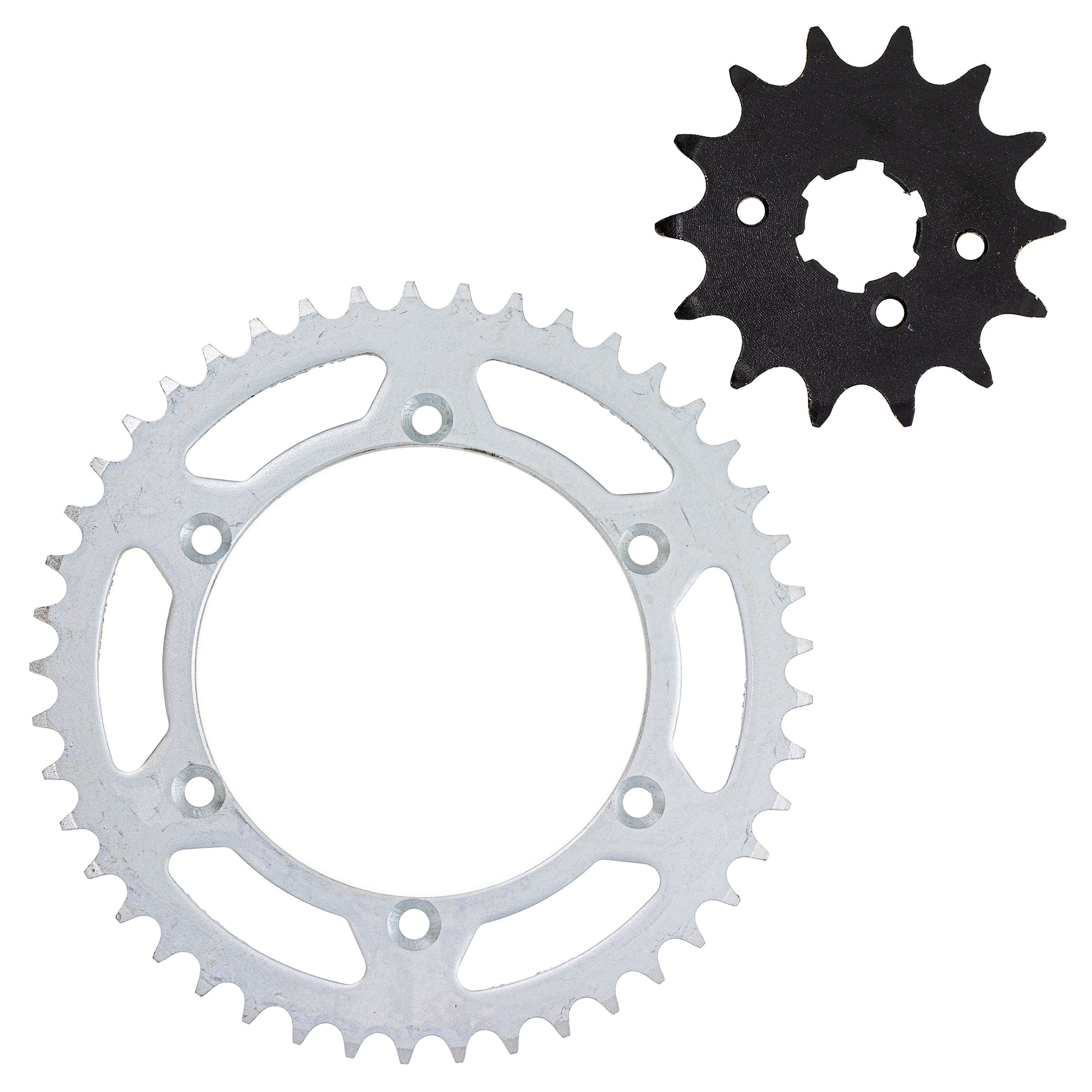 Front & Rear Drive Sprocket Set for Kawasaki KX500 KX250 KLX300R KLX250R 13144-1005 NICHE MK1002984