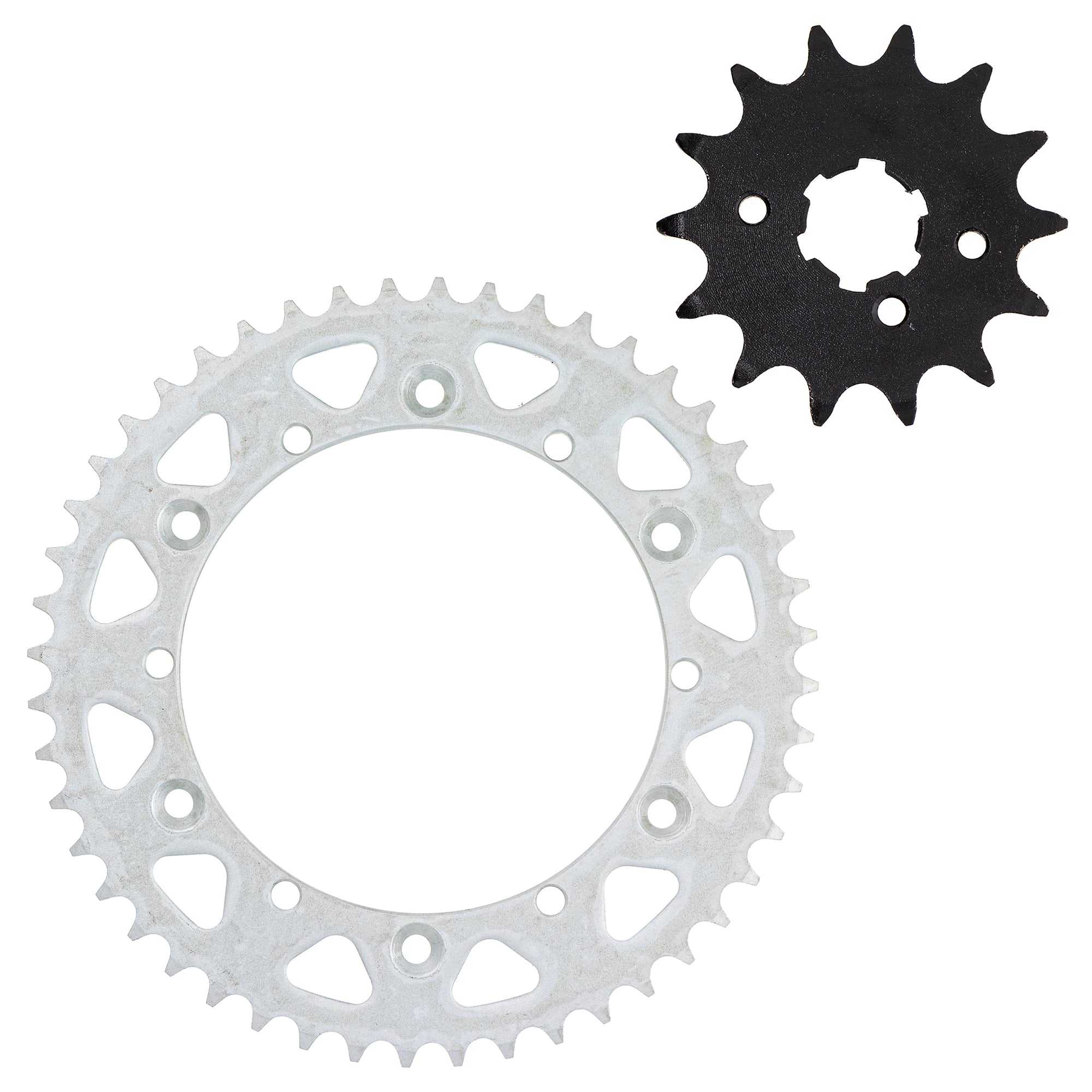 Front & Rear Drive Sprocket Set for Yamaha YZ250 93834-14050-00 17D-25448-50-00 NICHE MK1002985