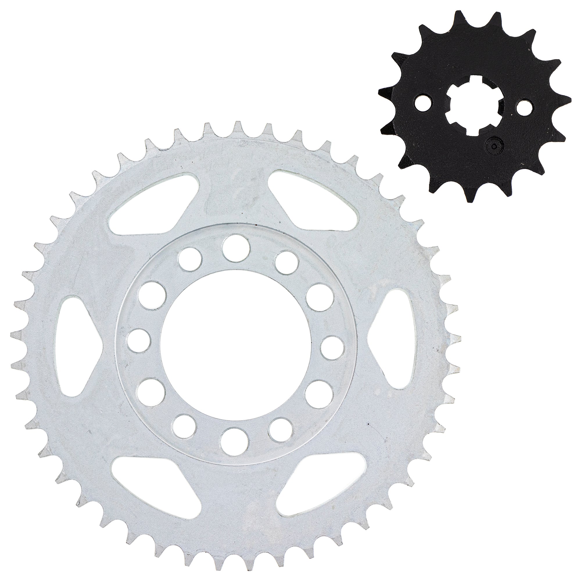 Drive Sprocket Set Front & Rear for Yamaha DT125 248-25445-11-00 NICHE MK1002993