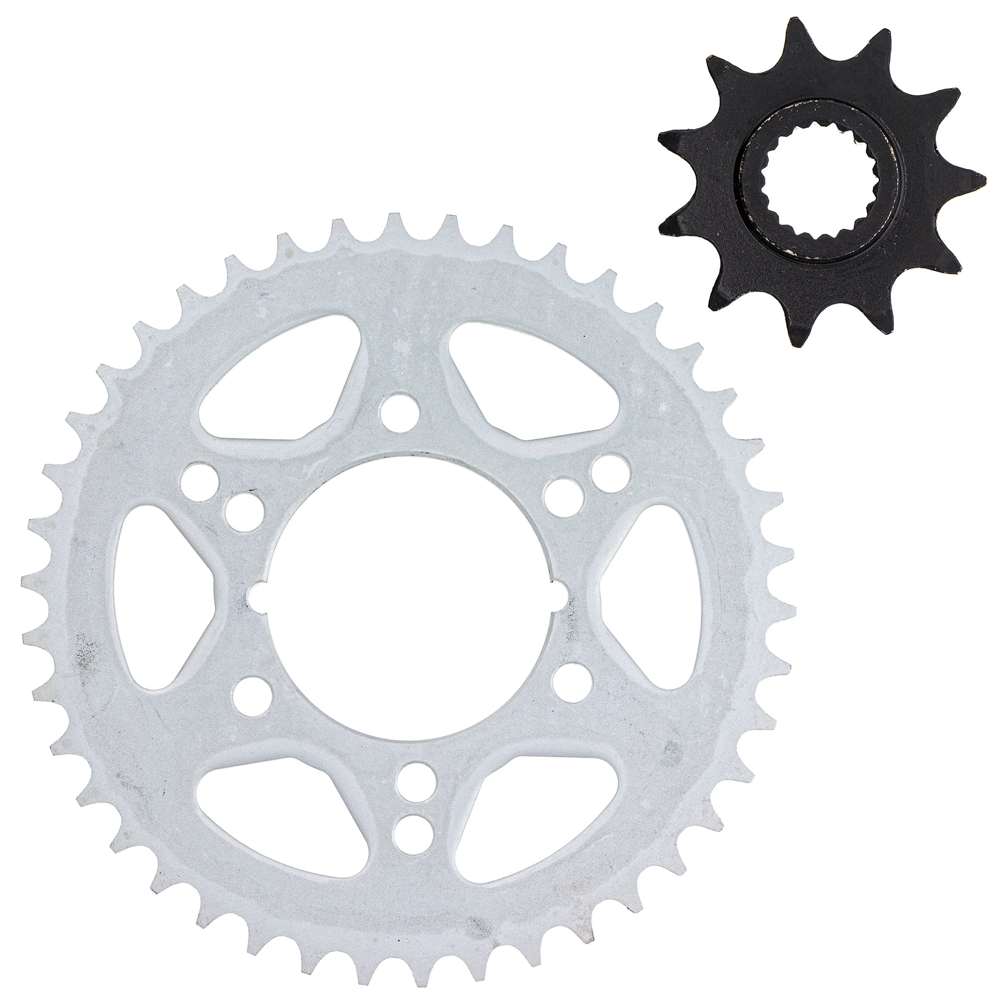 Drive Sprocket Set Front & Rear for Polaris Trail Magnum 3221058 3231533 3221048 NICHE MK1003155