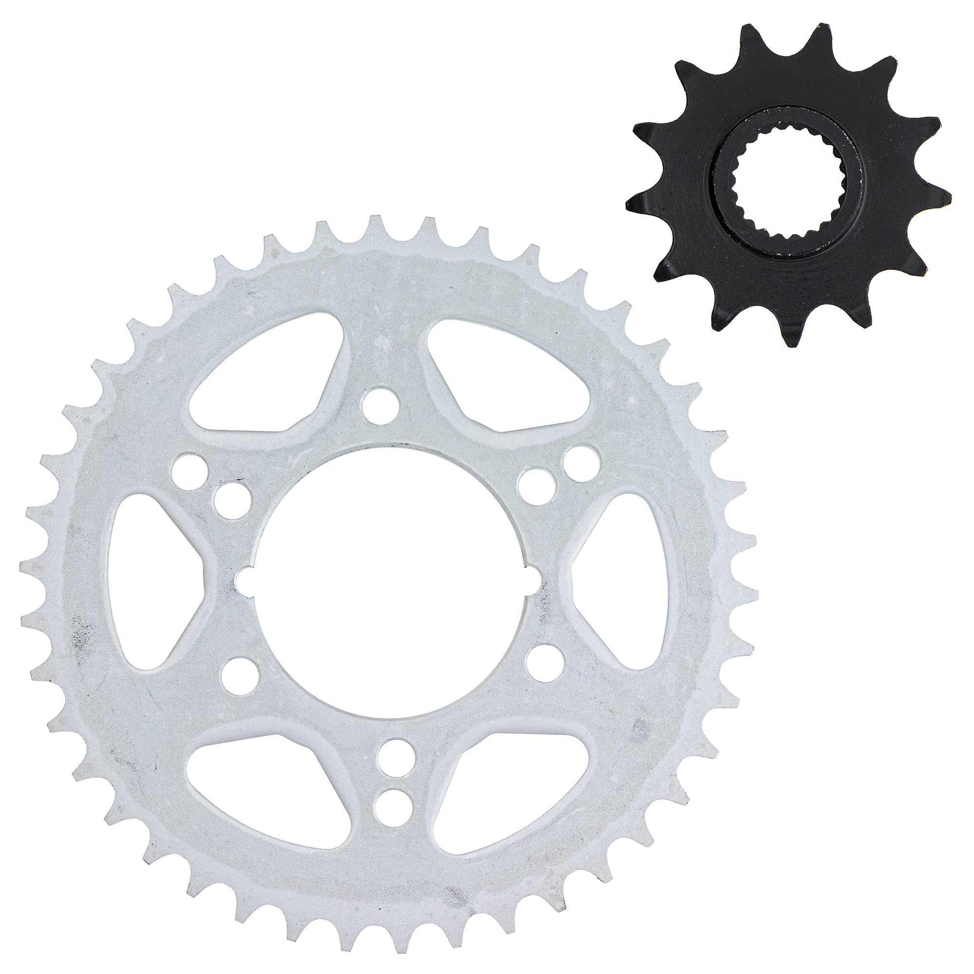 Drive Sprocket Set Front & Rear for Polaris Trail Scrambler Cyclone Big 3221041 3233046 NICHE MK1003190