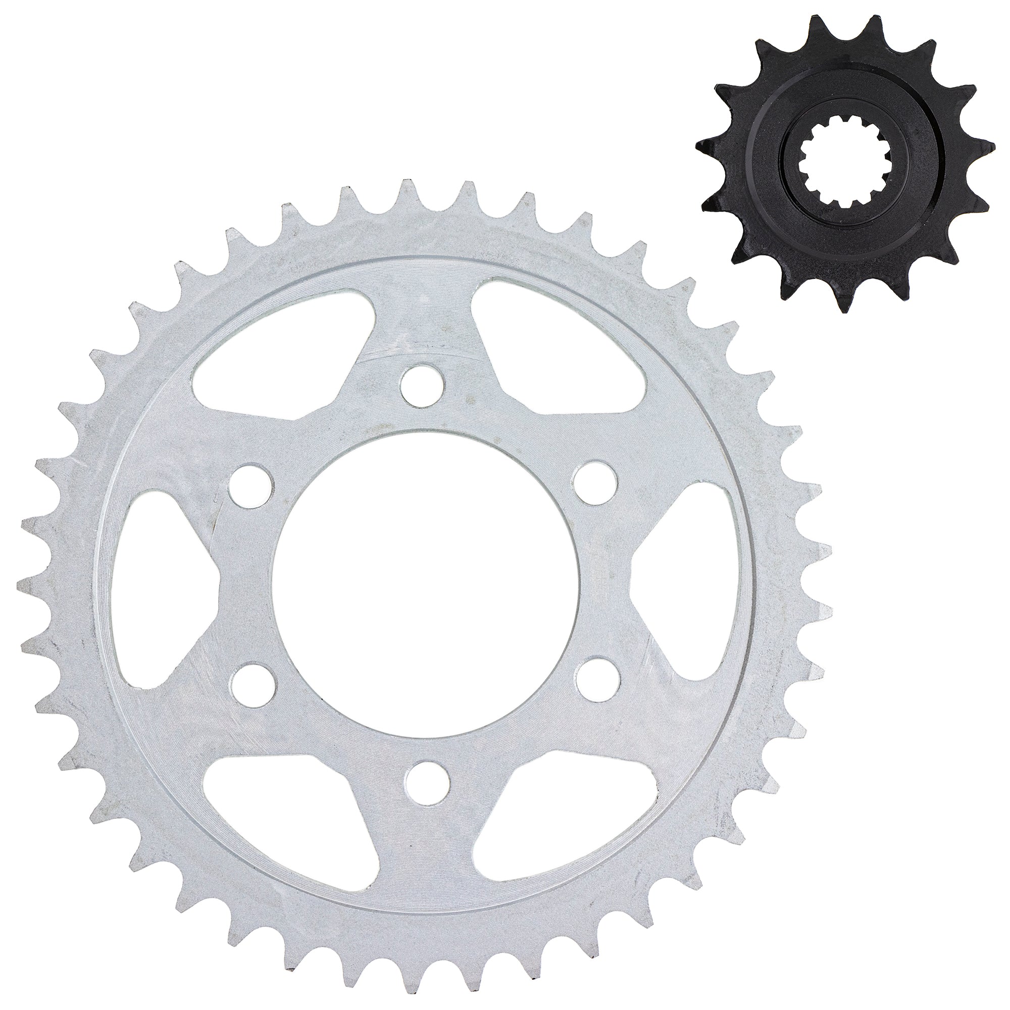 Drive Sprocket Set Front & Rear for Kawasaki Z1000 Ninja 13144-0579 42041-1547 42041-0055 NICHE MK1003196