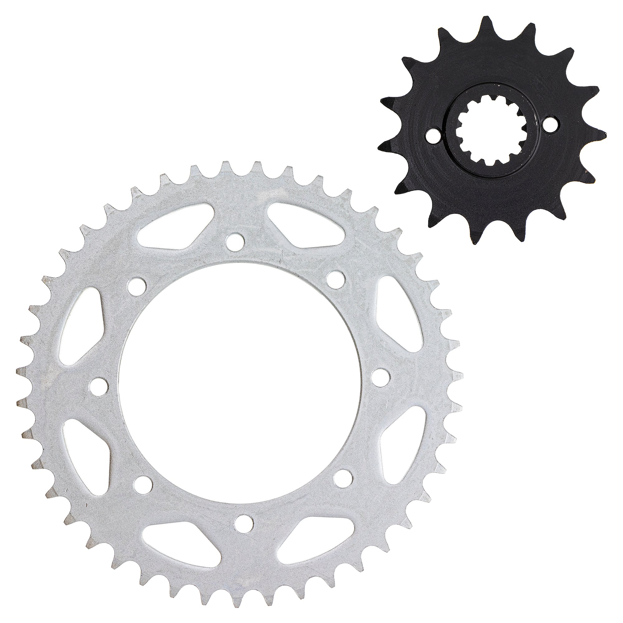 Drive Sprocket Set Front & Rear for Kawasaki KLR650 42041-1260 42041-0090 NICHE MK1003200