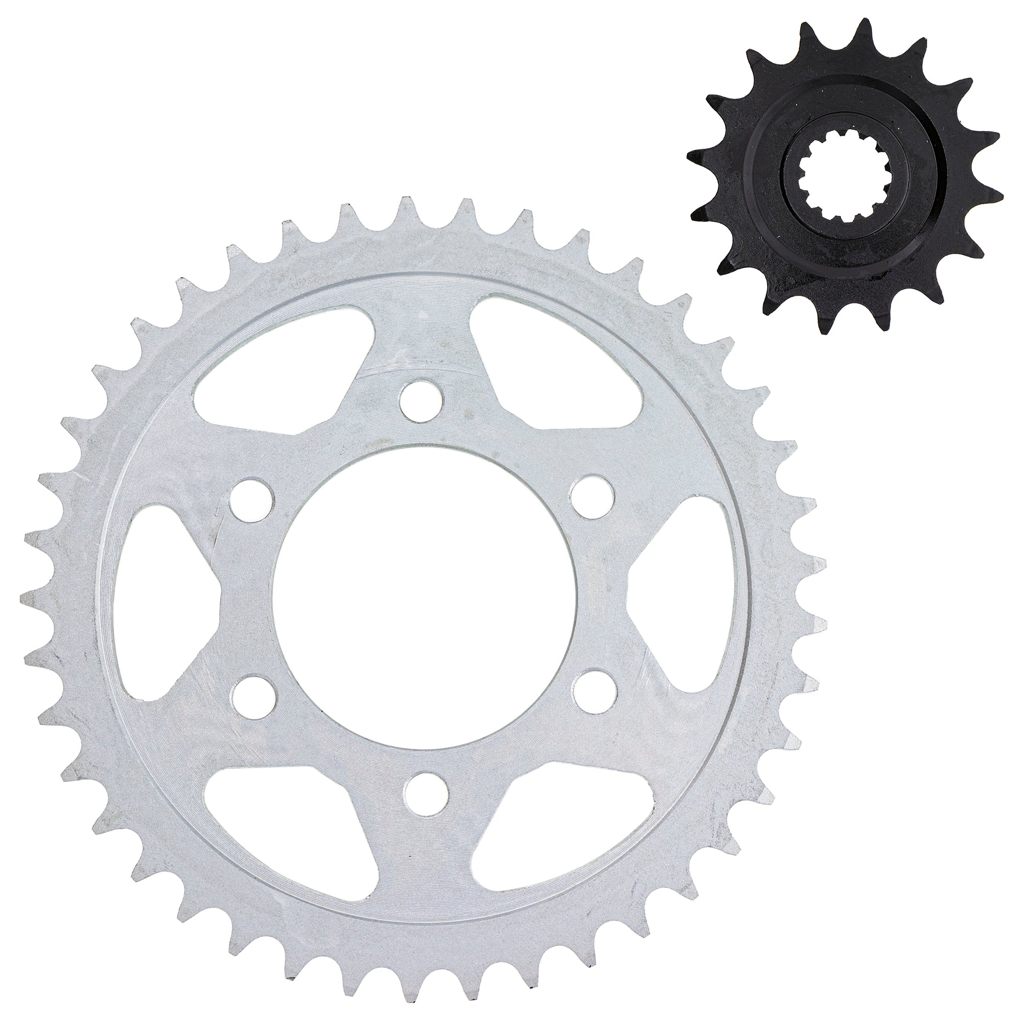 Drive Sprocket Set Front & Rear for Kawasaki Ninja 13144-1320 42041-1547 42041-0055 NICHE MK1003214
