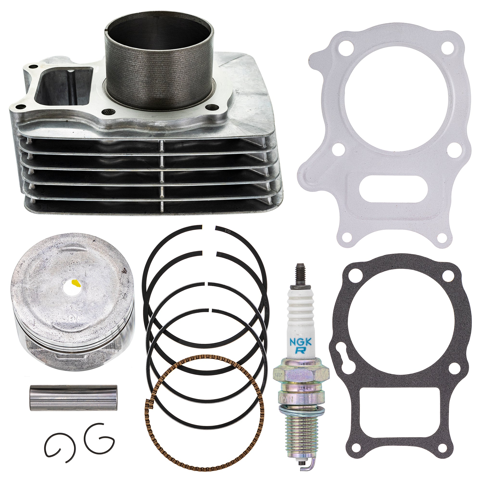 Cylinder Piston Gasket Spark Plug Kit for zOTHER Honda TRX250 SporTrax Recon 13111-HB5-000 NICHE MK1003415
