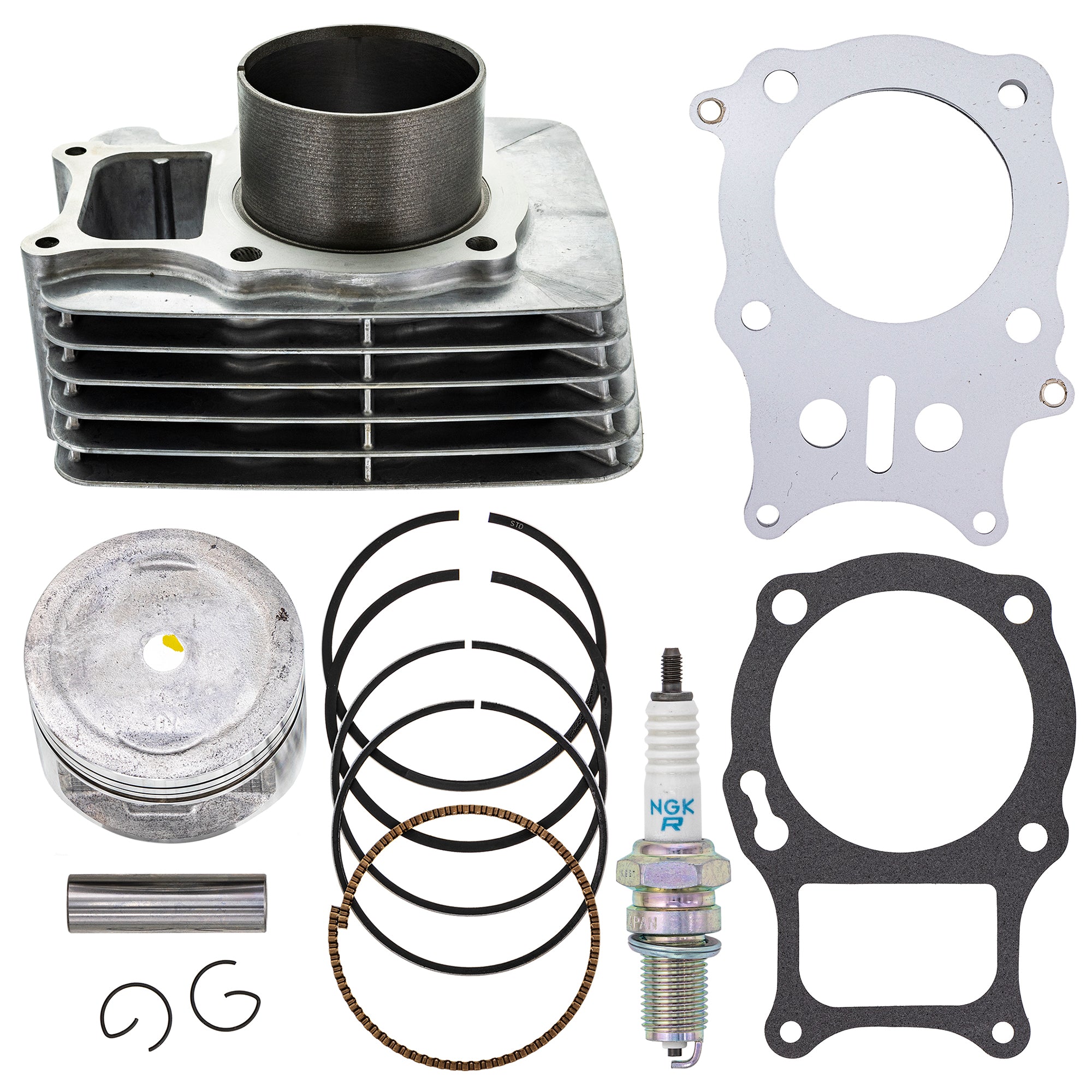 Cylinder Piston Gasket Spark Plug Kit for zOTHER Honda Recon 12251-HM8-000 12191-HM8-000 NICHE MK1003416