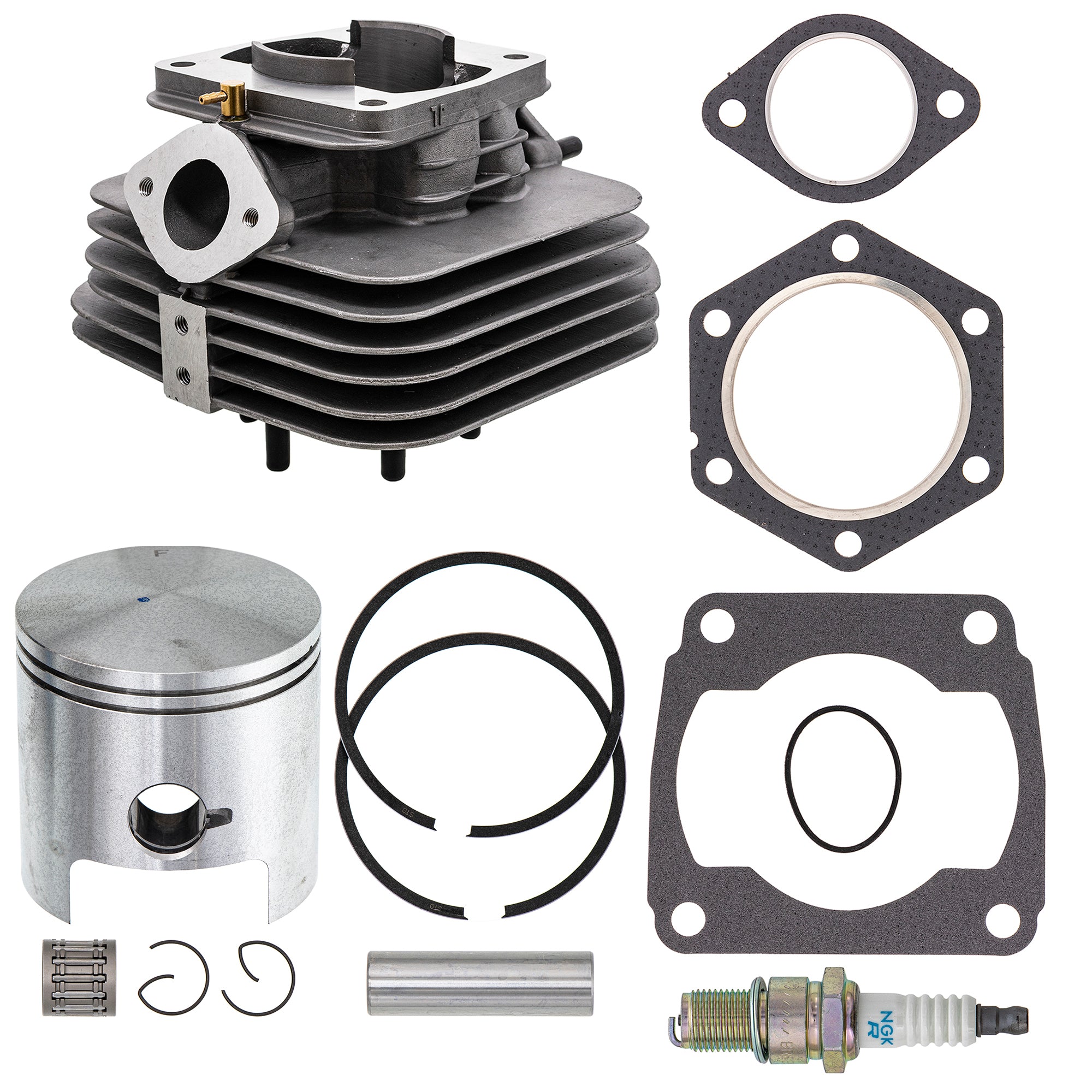 Cylinder Piston Gasket Spark Plug Kit for zOTHER Polaris Xplorer Trail Sportsman Sport NICHE MK1003417