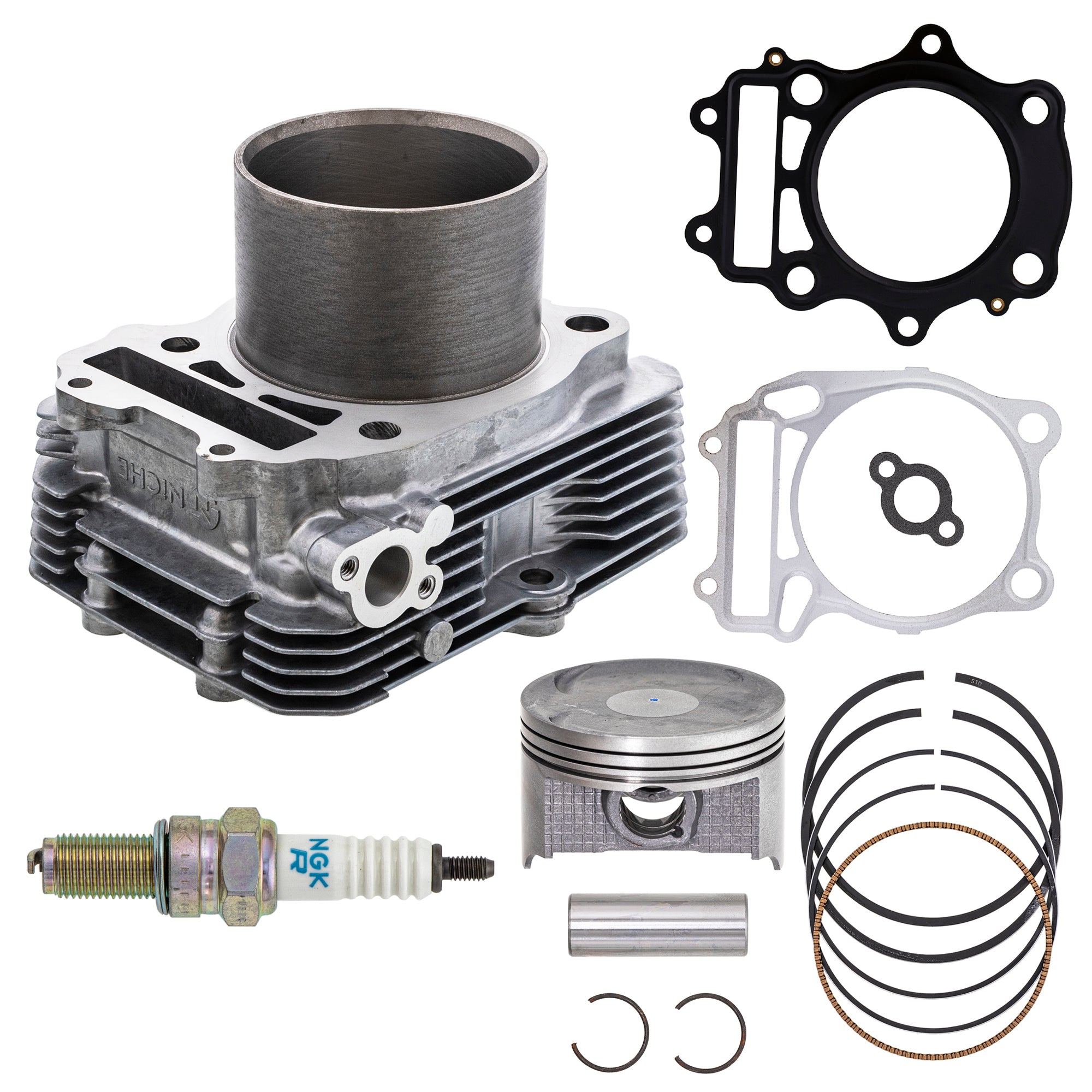 Cylinder Piston Gasket Spark Plug Kit for zOTHER Suzuki King Eiger 12151-24A00 12140-38F10 NICHE MK1003418
