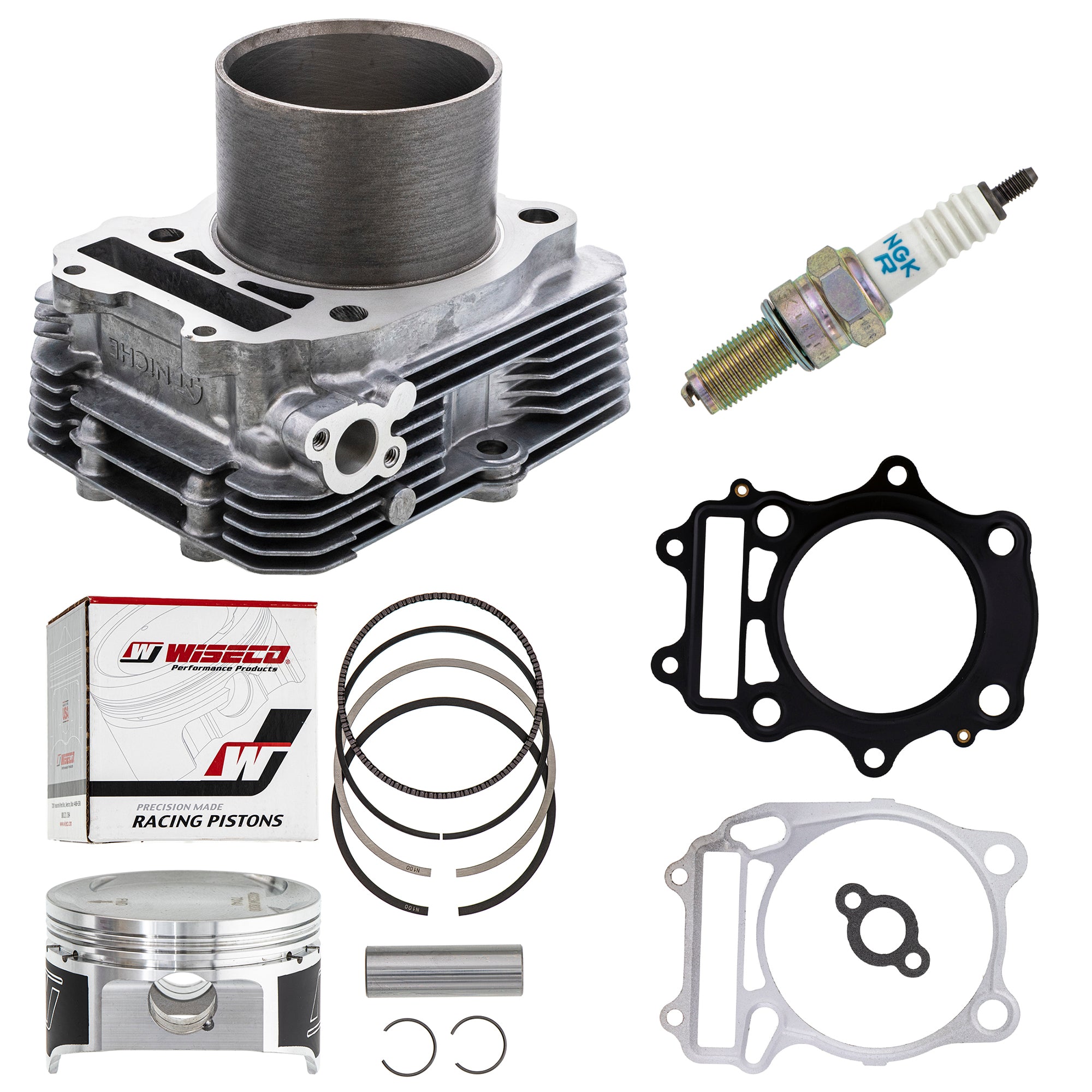 Cylinder Piston Gasket Spark Plug Kit for zOTHER Suzuki King Eiger 12151-24A00 12140-38F10 NICHE MK1003459