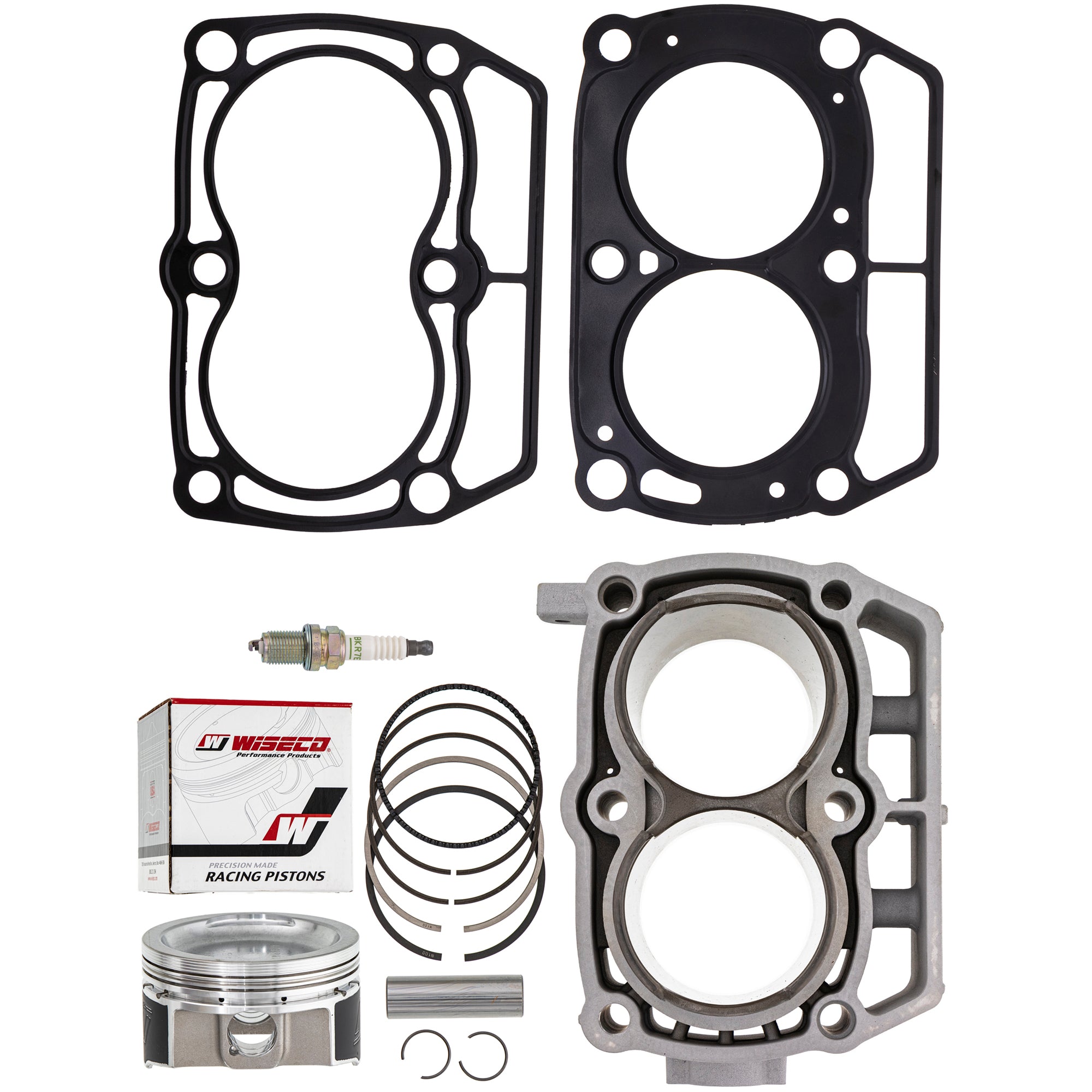 Cylinder Piston Gasket Spark Plug Kit for Polaris Sportsman RZR Ranger 5254357 5247360 NICHE MK1003462