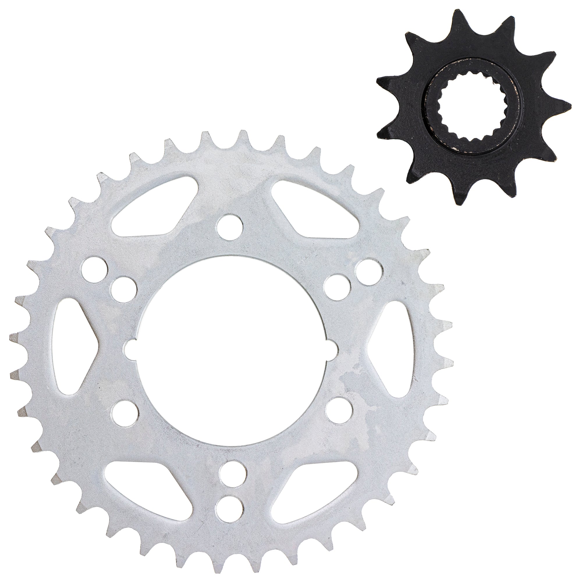 Drive Sprocket Set Front & Rear for Polaris JT Sprocket Trail Scrambler Magnum 300 3221058 NICHE MK1003505