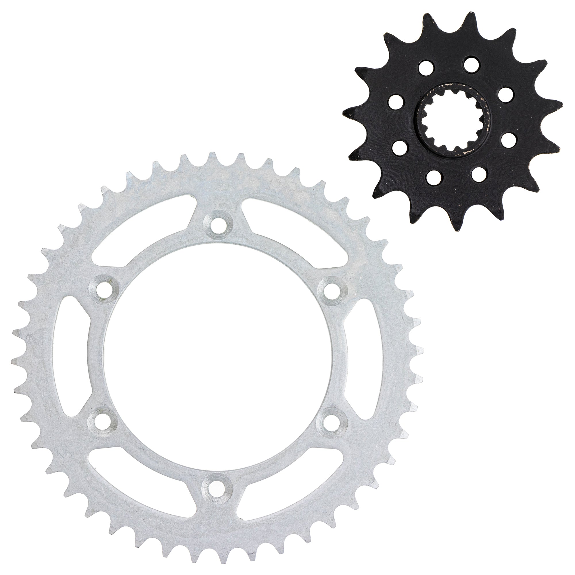 Drive Sprocket Set Front & Rear for Suzuki KLX400SR DRZ400SM DRZ400S DR350SE 27510-29E10 NICHE MK1003513