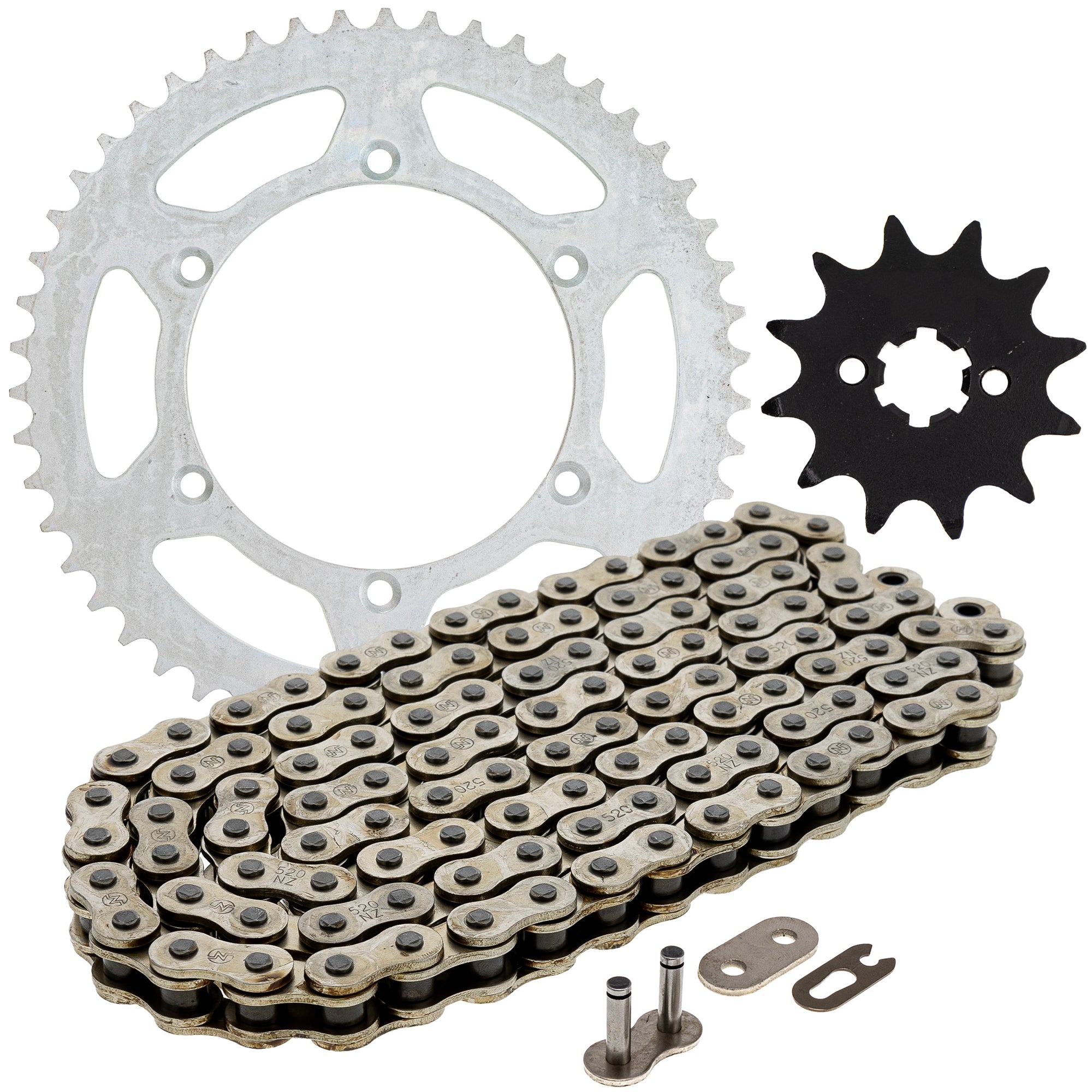 Drive Sprockets & Chain Kit for Kawasaki KX125 92057-0129 92057-0079 42041-1450 42041-1408 NICHE MK1003537