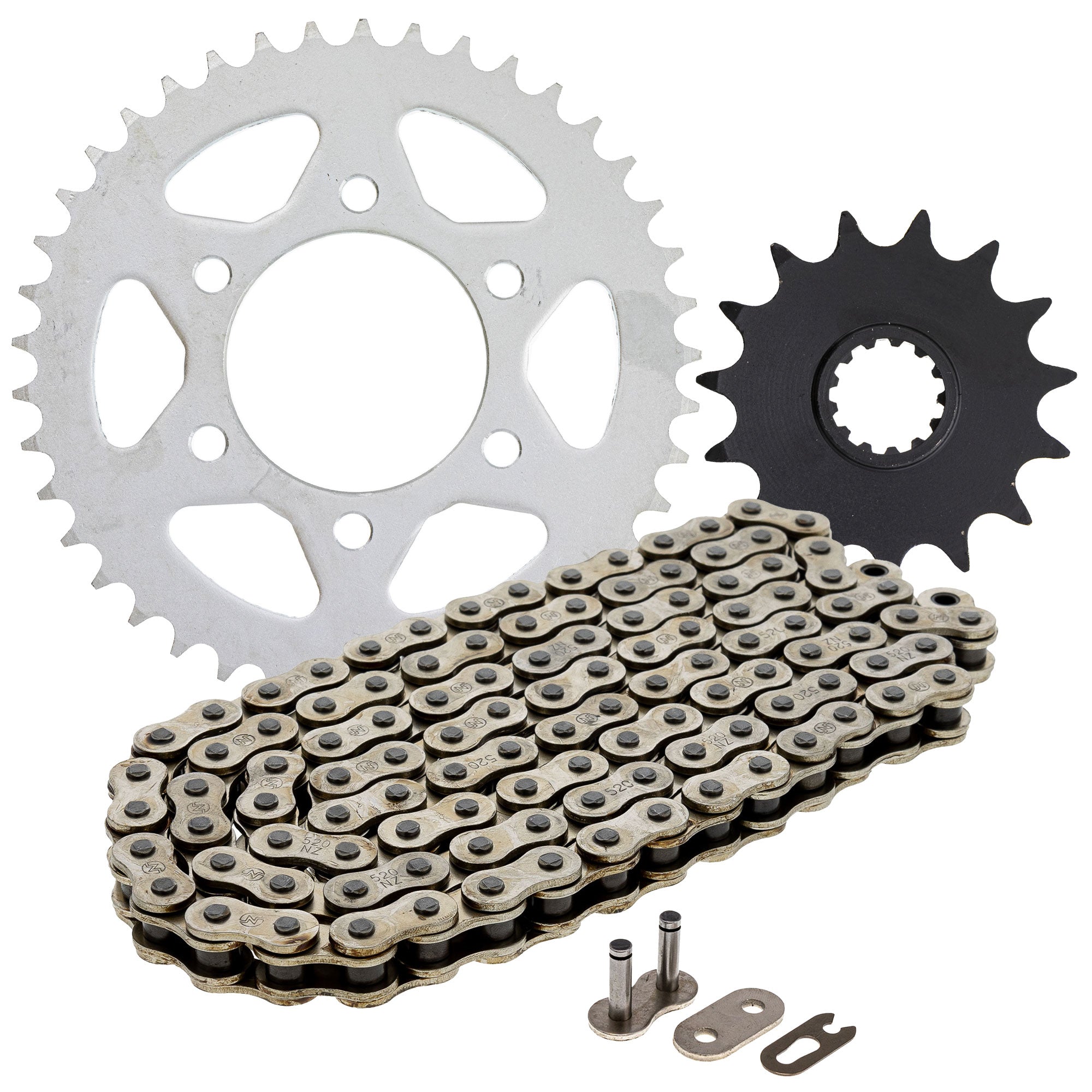Drive Sprockets & Chain Kit for Kawasaki Ninja 92057-0129 92057-0647 92057-0191 92057-0174 NICHE MK1003569