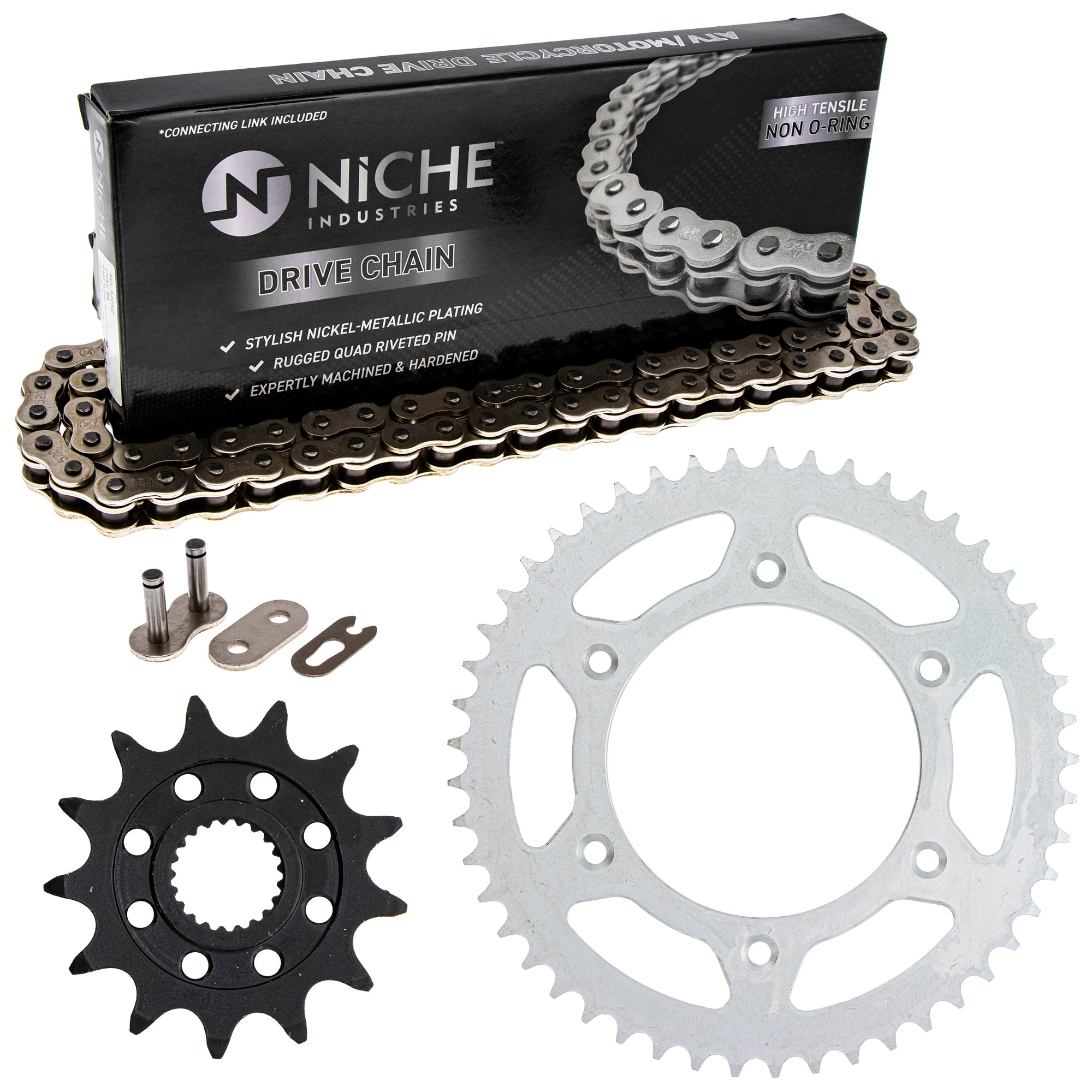 Drive Sprockets & Chain Kit for zOTHER JT Sprocket Honda CRF250R 41204-ML3-505 NICHE MK1003681