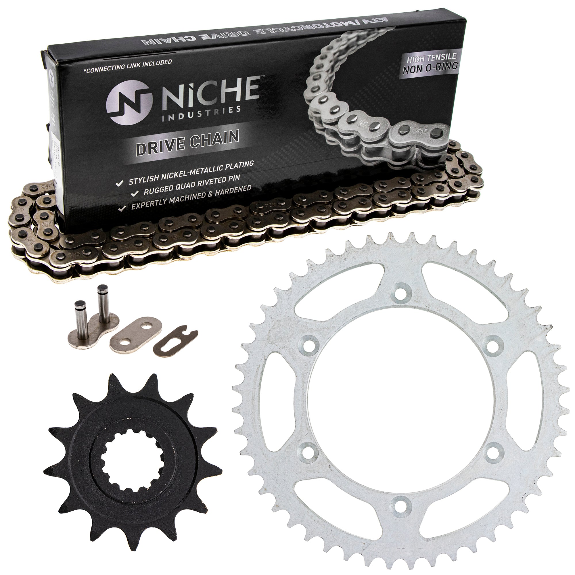 Drive Sprockets & Chain Kit for zOTHER Suzuki JT Sprocket EC450 9Y581-92115-00 NICHE MK1003684