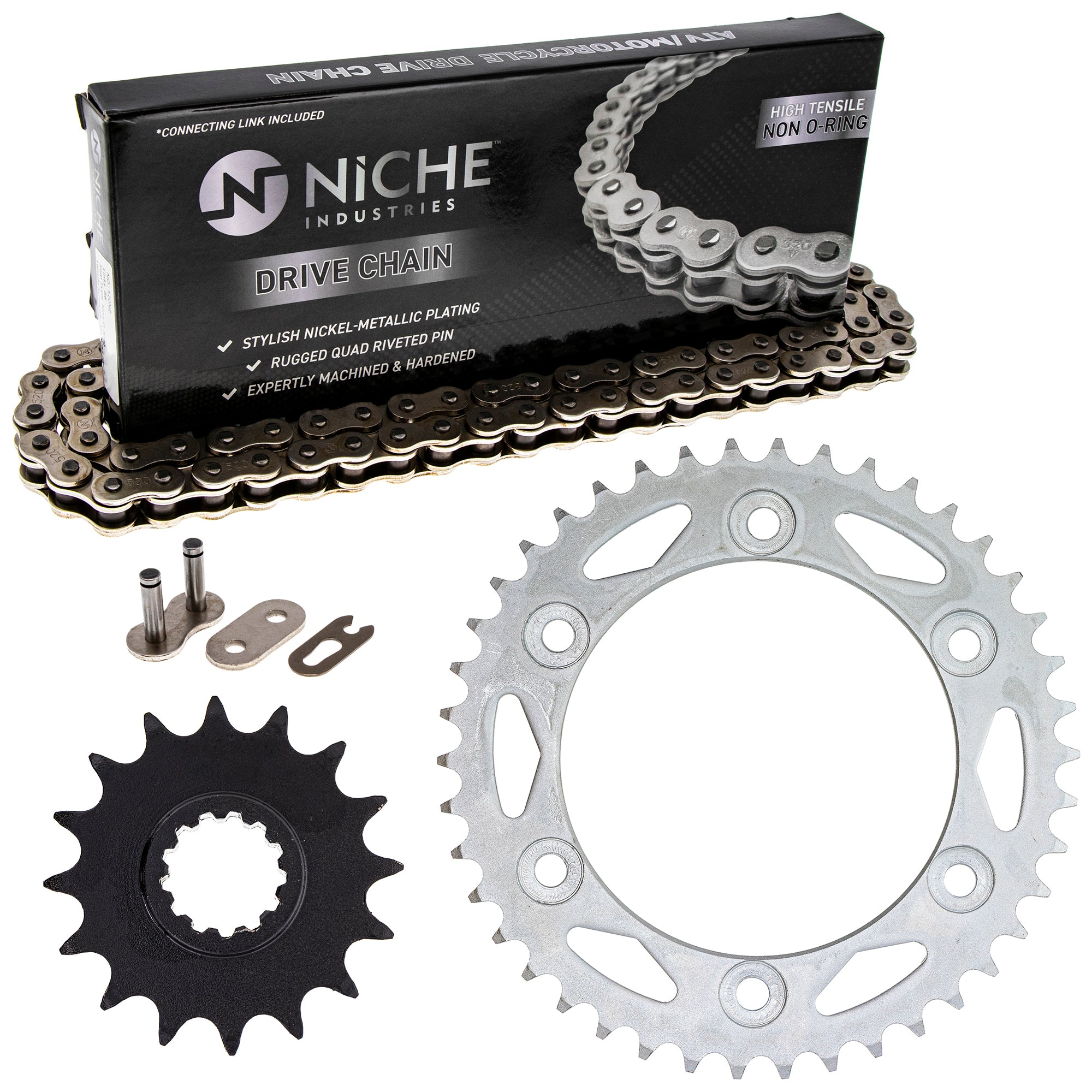 Drive Sprockets & Chain Kit for Honda CBR1000RR 40530-MEN-A32 40530-MEN-A31 40530-KZ4-J31 NICHE MK1003689