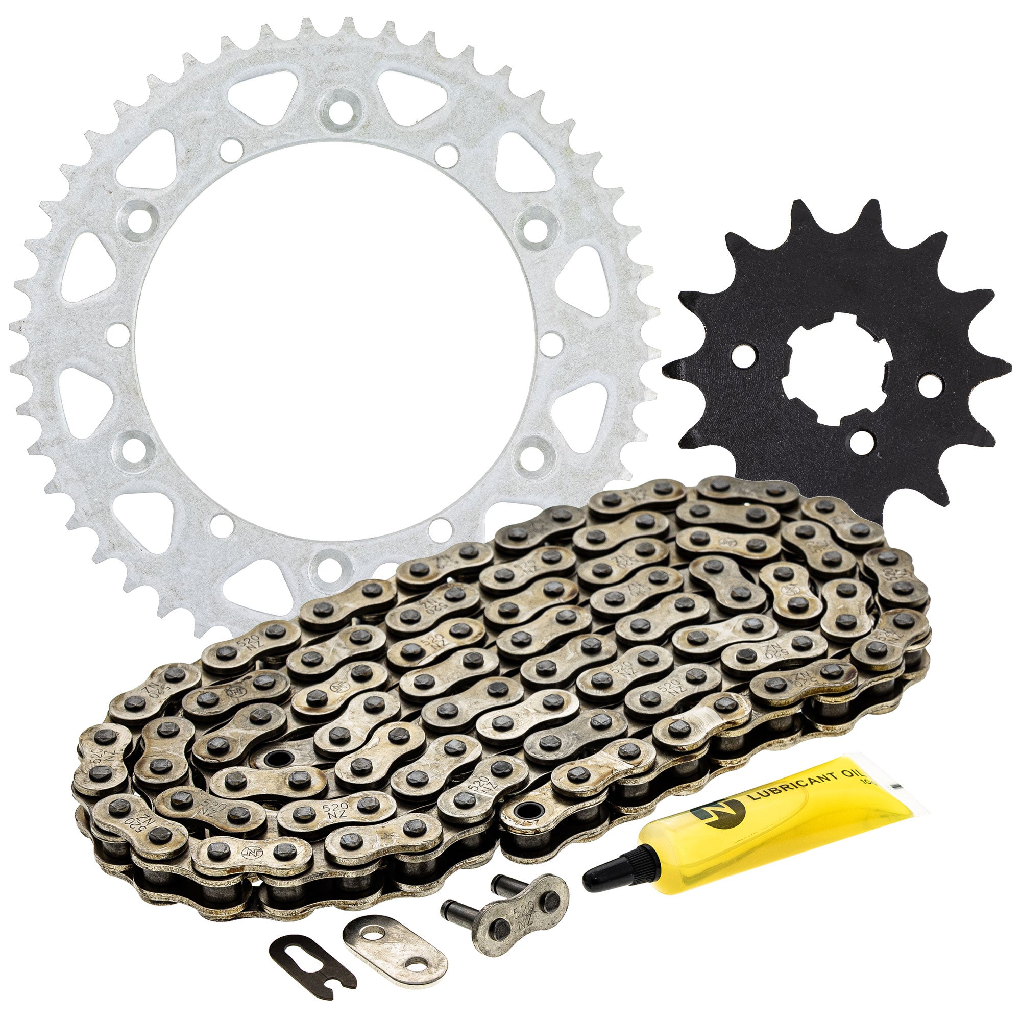 520 Chain & Sprockets Kit Golden For Yamaha YZ250 Dirt Bike 1999-2017