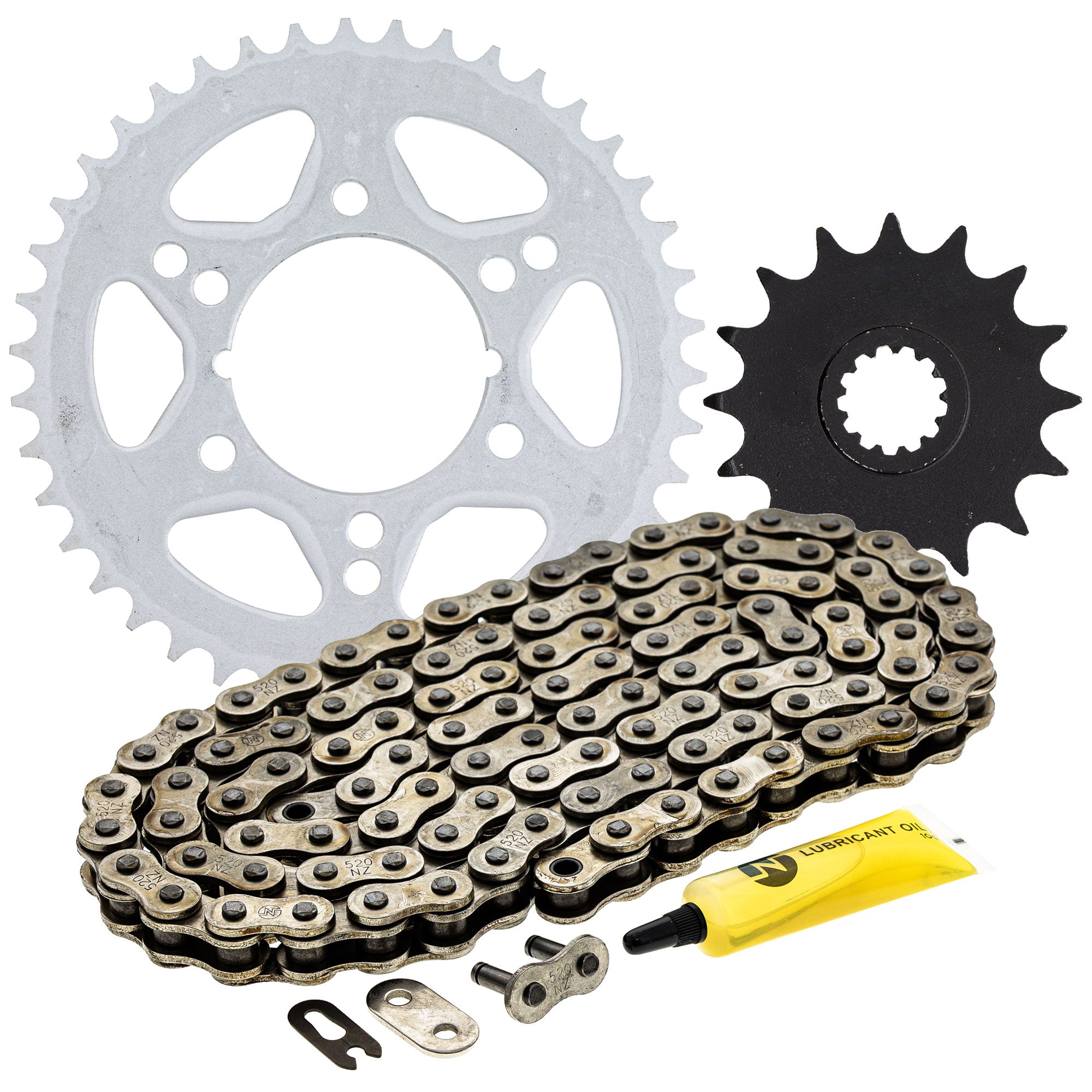 Drive Sprockets & Chain Kit for zOTHER Kawasaki Ninja 92057-1400 92057-0136 92057-0117 NICHE MK1003703