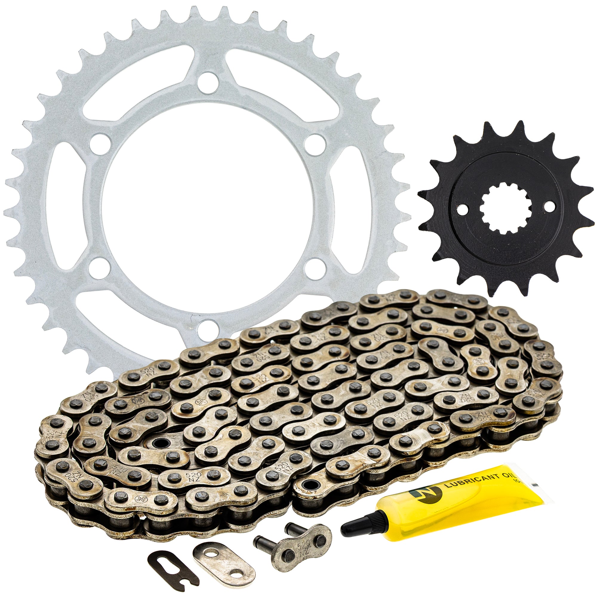 Drive Sprockets & Chain Kit for Kawasaki Zephyr 13144-1085 92057-0117 92057-0062 NICHE MK1003717