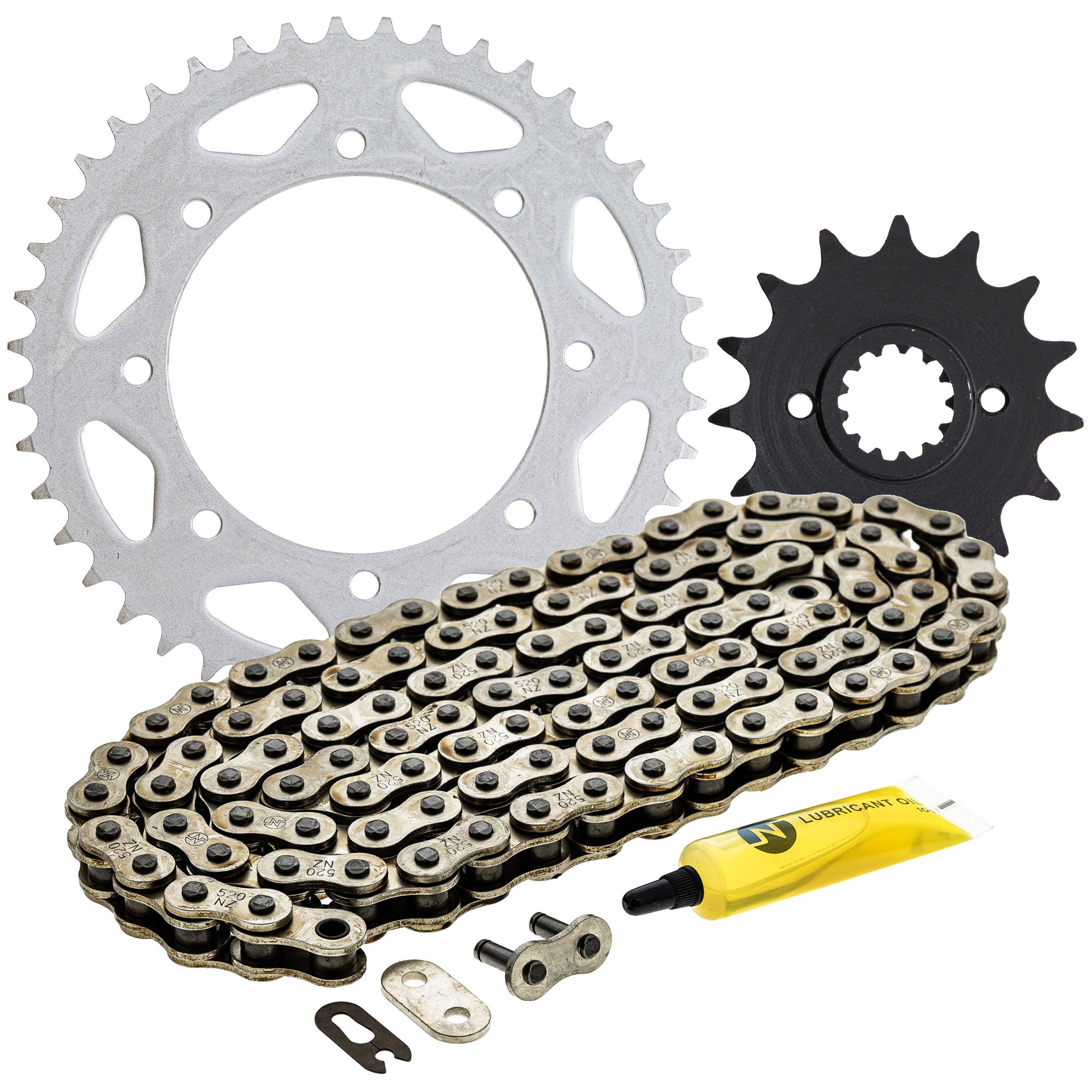 Drive Sprockets & Chain Kit for Kawasaki KLR650 42041-1260 92057-1367 92057-0019 NICHE MK1003745