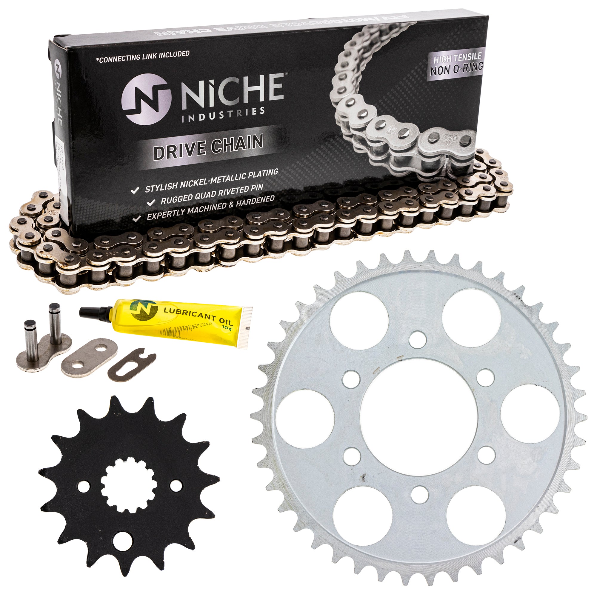 Drive Sprockets & Chain Kit for zOTHER Yamaha Suzuki JT Sprocket GSXR750 519-KCS0266K-K001 NICHE MK1003794
