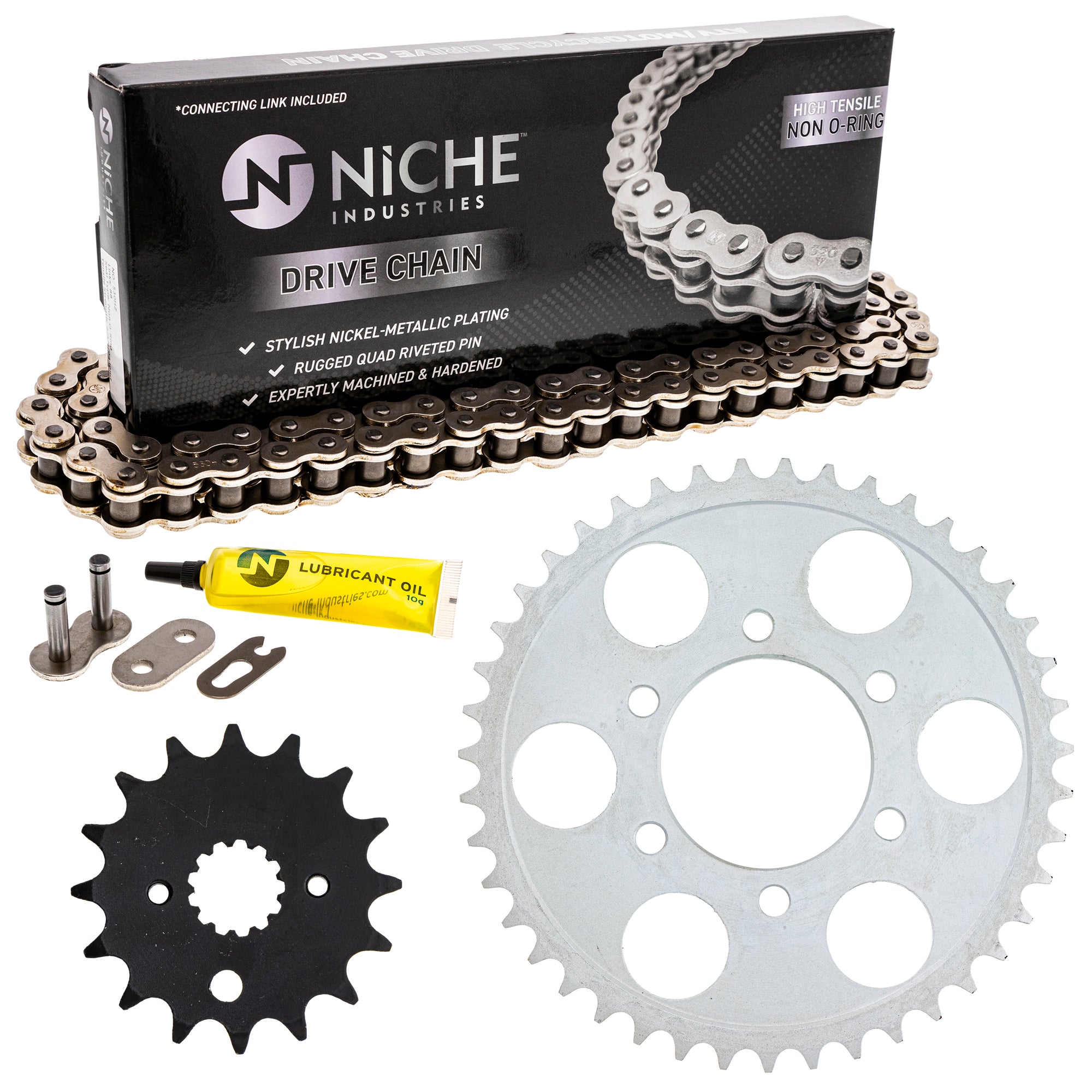 Drive Sprockets & Chain Kit for zOTHER Suzuki JT Sprocket ZZR600 Trophy Thunderbird Super NICHE MK1003819