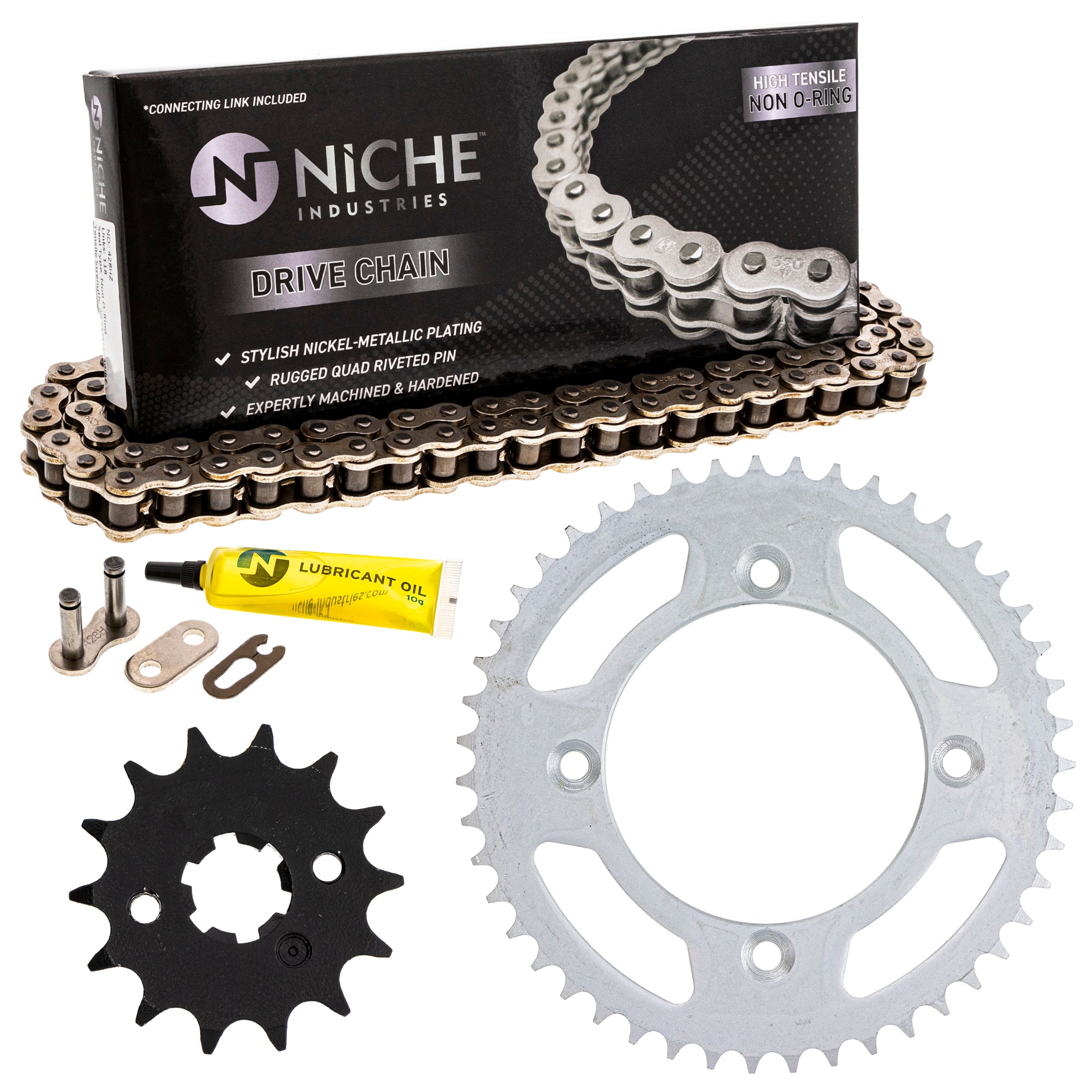 Drive Sprockets & Chain Kit for zOTHER Suzuki JT Sprocket RM85L RM85 RM80 92057-0657 NICHE MK1003855