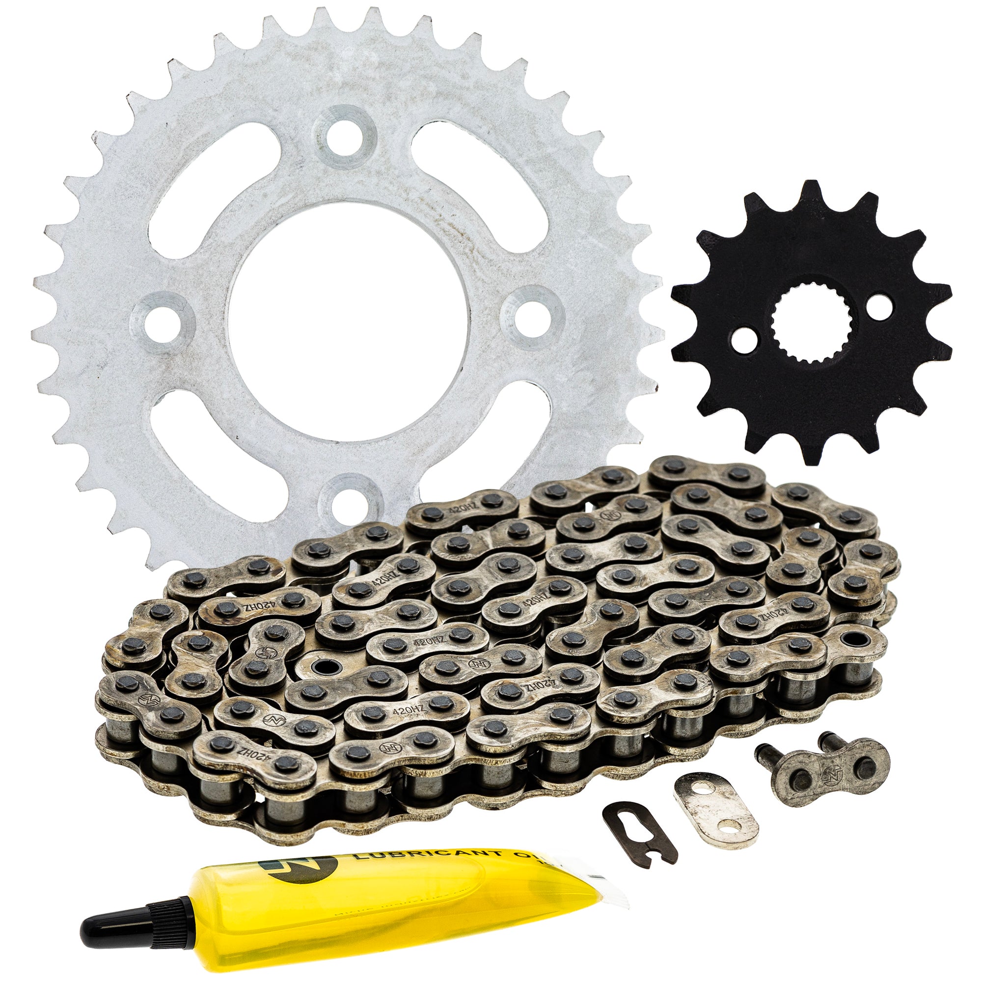 Drive Sprockets & Chain Kit for Kawasaki Honda XR50R CRF50F 41201-GEL-700 40530-GEL-701 NICHE MK1003866