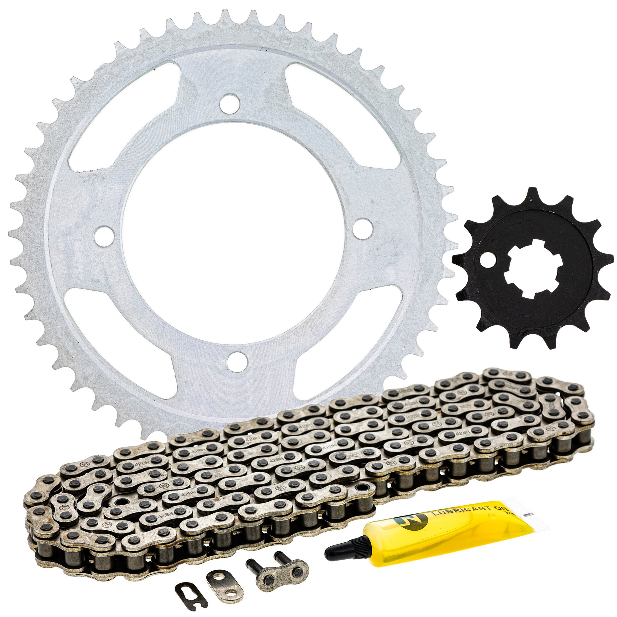 Drive Sprockets & Chain Kit for Kawasaki KX80 13144-0564 92057-0658 42041-1207 NICHE MK1003871