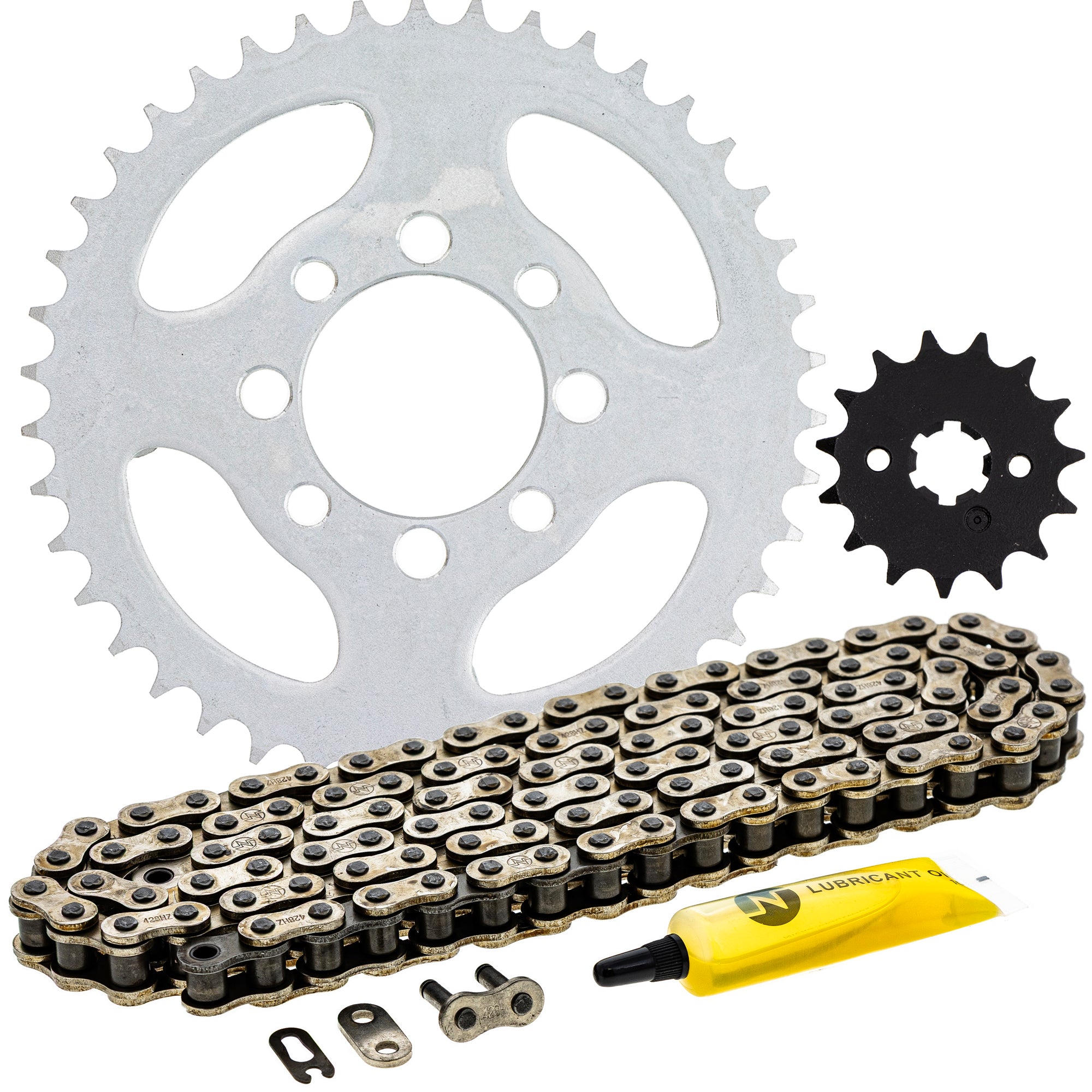 Drive Sprockets & Chain Kit for zOTHER Yamaha Kawasaki KE100 1KH-17460-00-00 64511-460 NICHE MK1003873