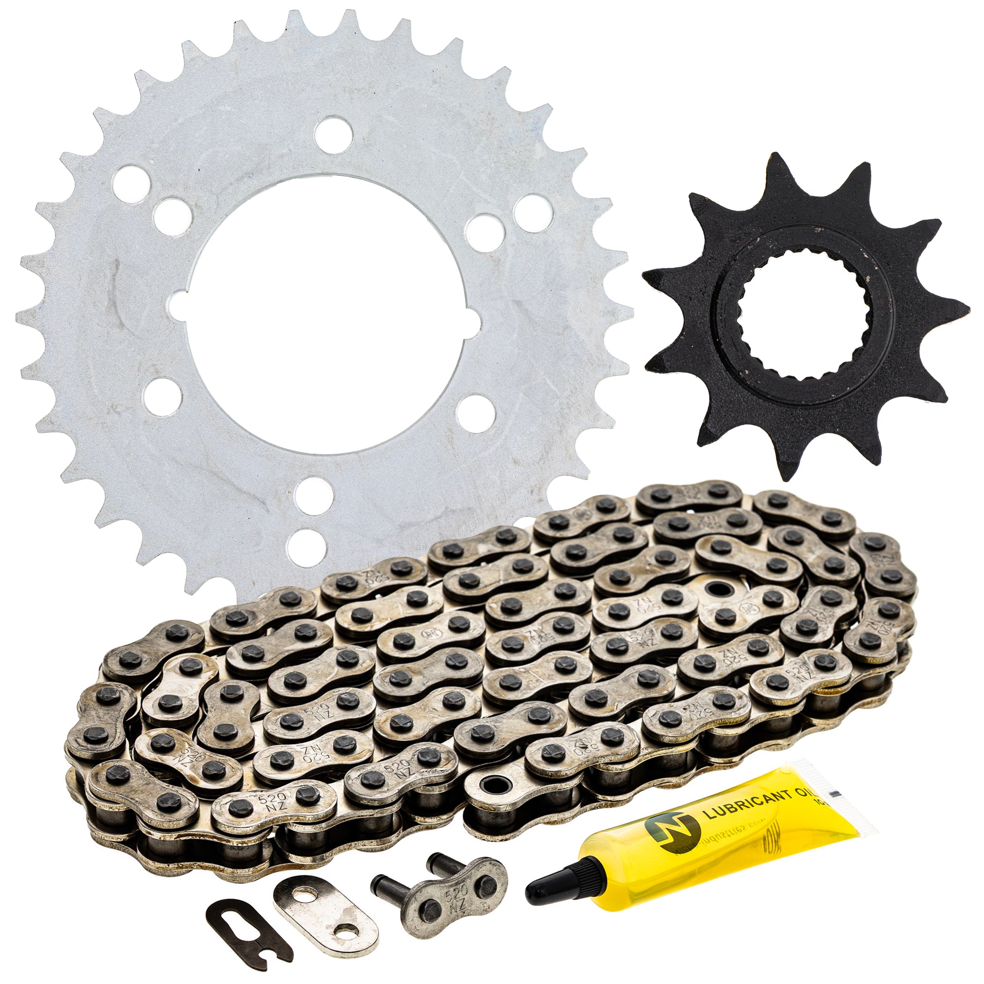 Drive Sprockets & Chain Kit for zOTHER Polaris JT Sprocket Trail 519-KCS0368K-K001 NICHE MK1003896
