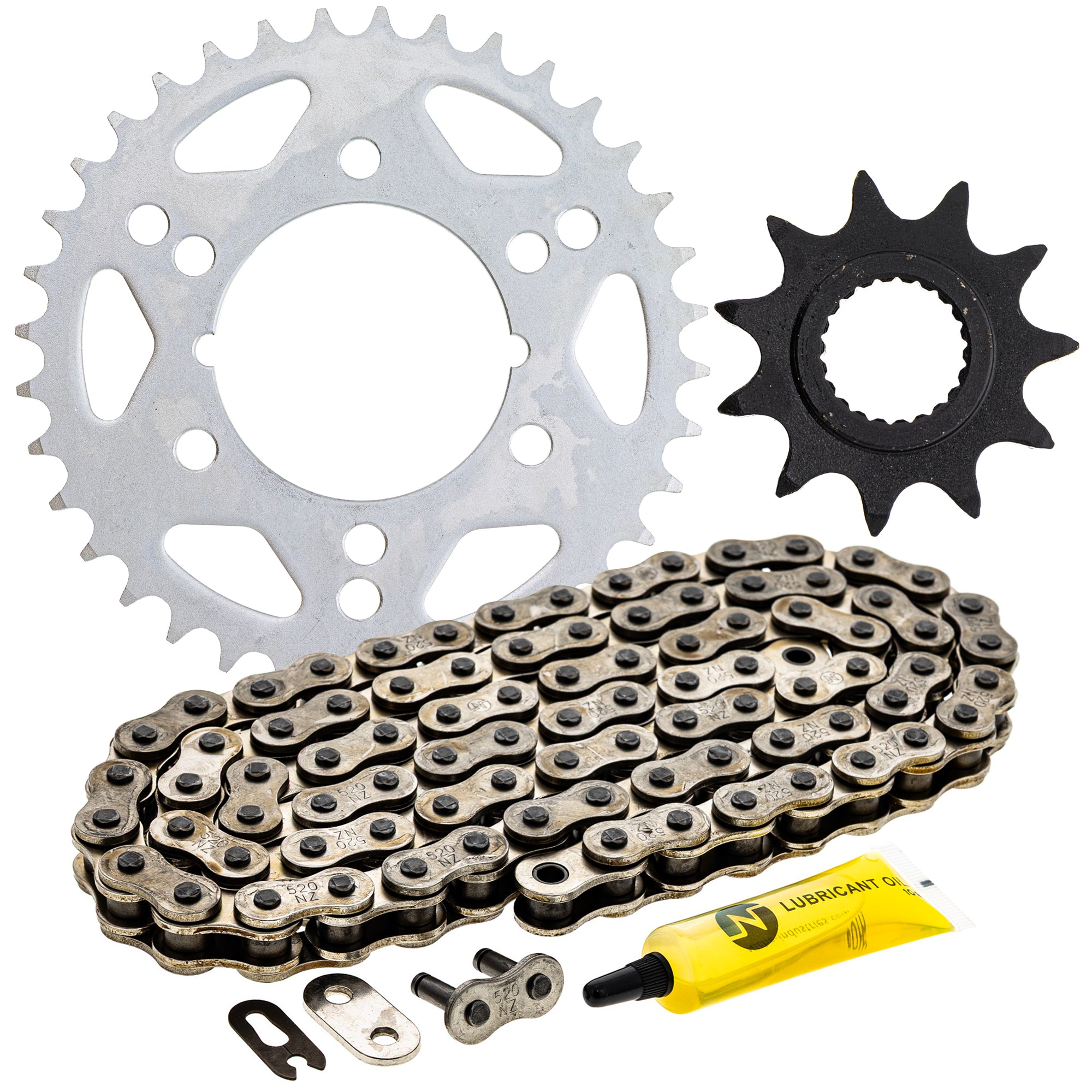 Drive Sprockets & Chain Kit for zOTHER Polaris JT Sprocket Trail Magnum 519-KCS0369K-K001 NICHE MK1003897