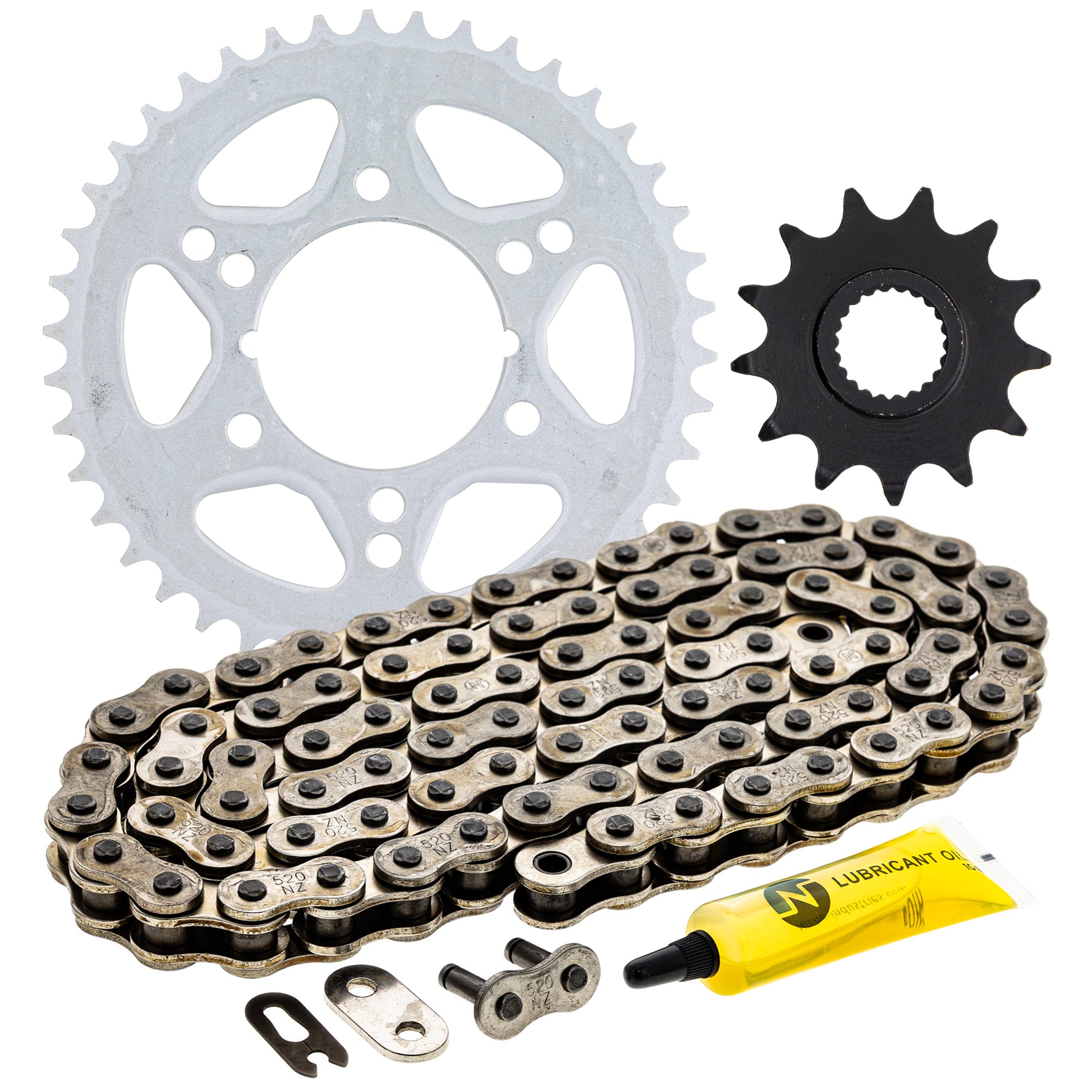 Drive Sprockets & Chain Kit for zOTHER Polaris JT Sprocket Trail Big 519-KCS0373K-K001 NICHE MK1003901