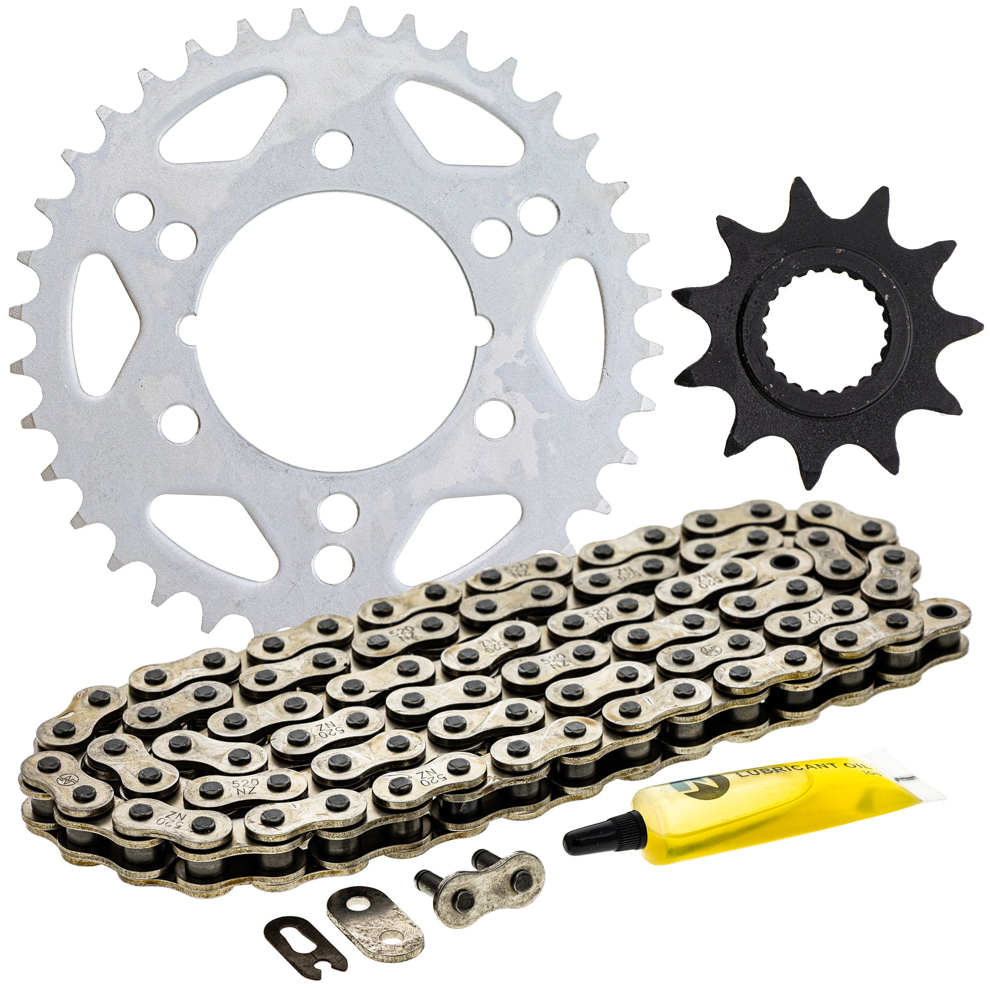 Drive Sprockets & Chain Kit for zOTHER Polaris JT Sprocket Trail Magnum 519-KCS0381K-K001 NICHE MK1003909
